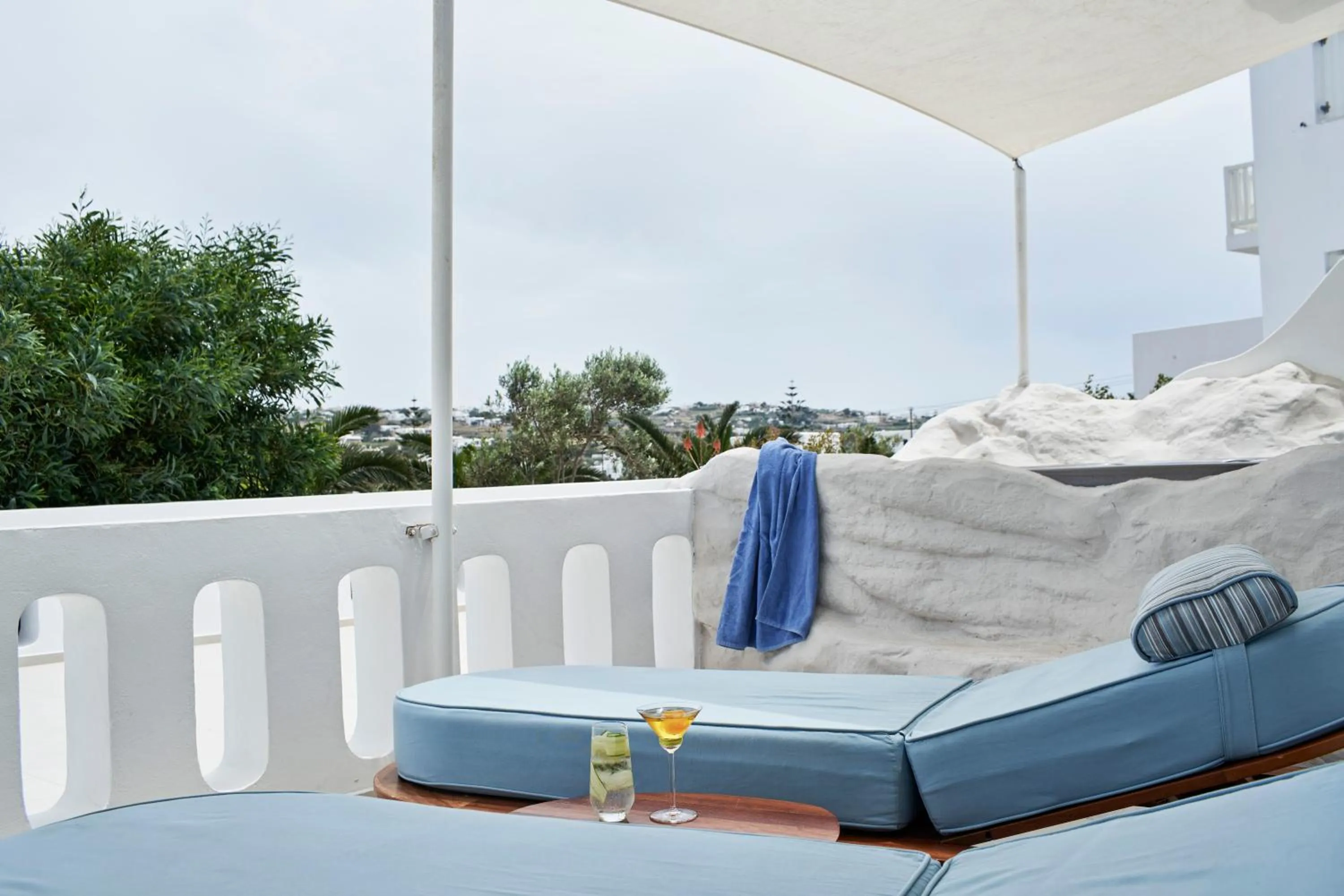 Balcony/Terrace in Myconian Kyma, a Member of Design Hotels