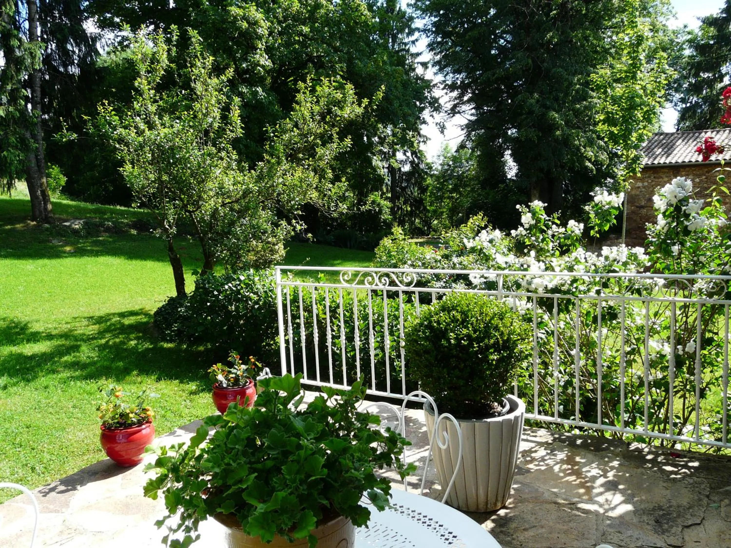 Patio in Chambre d'hôtes Puech Noly