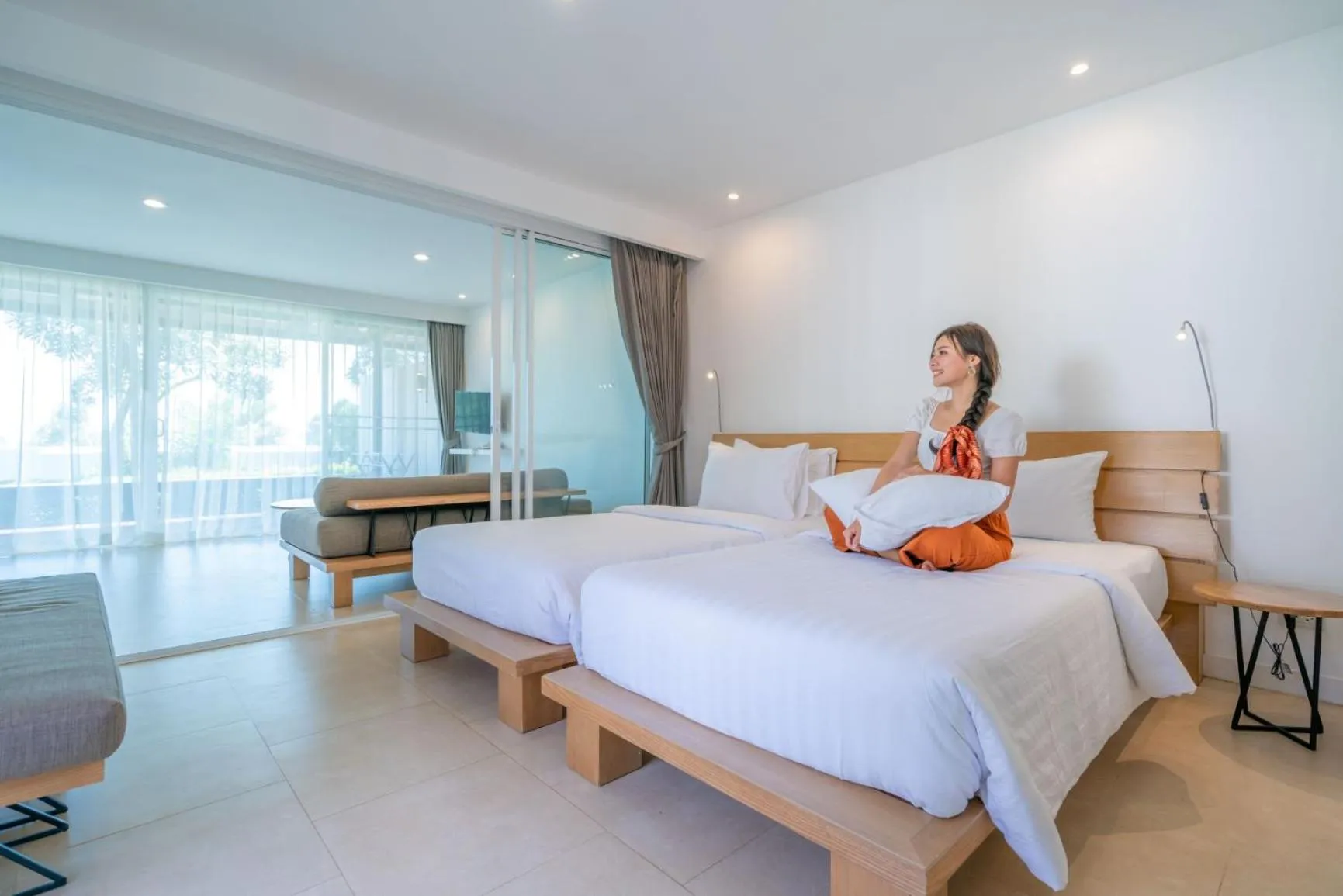 Bedroom, Bed in SEAnery Beach Resort