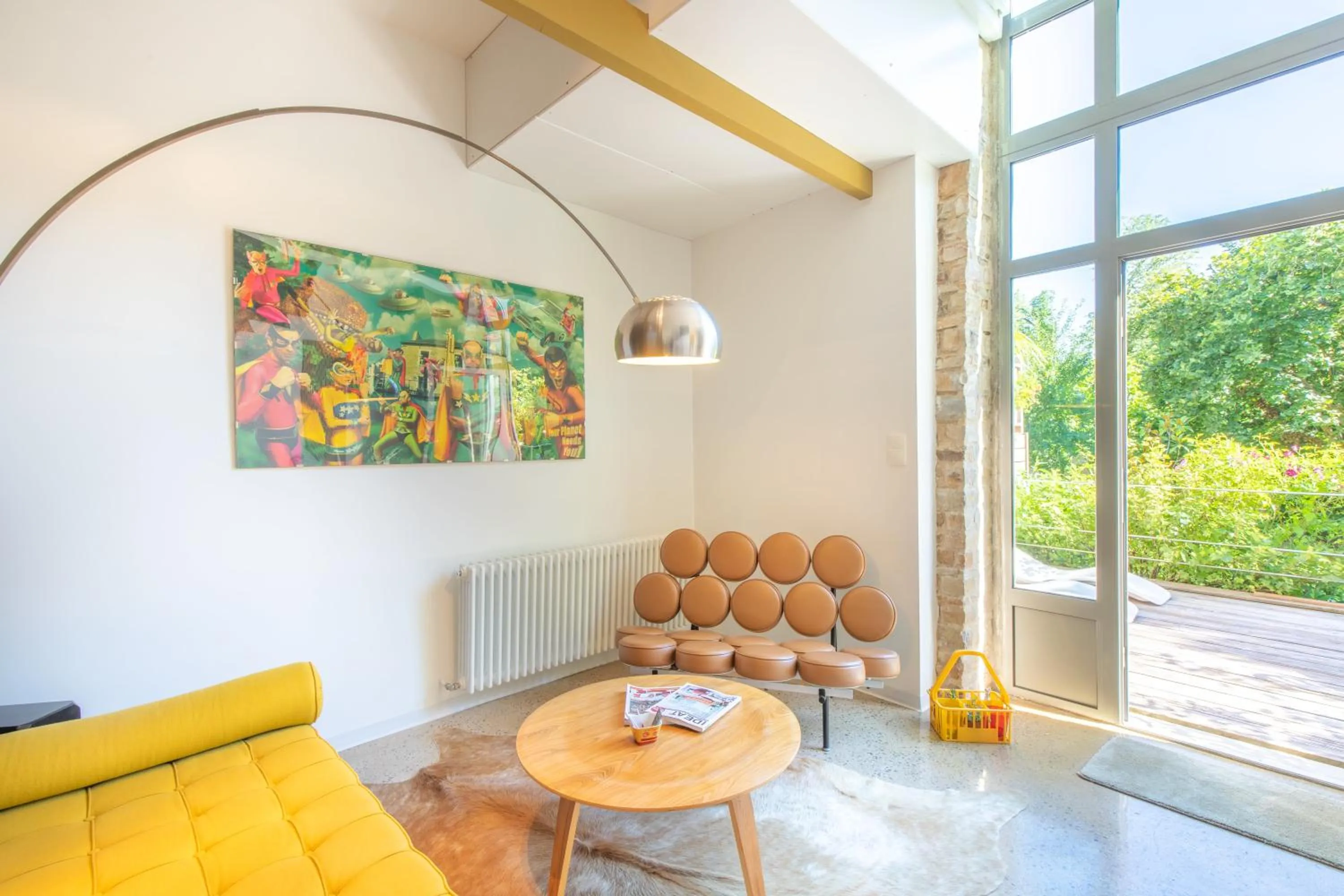 Living room in Presbytère de Pancé