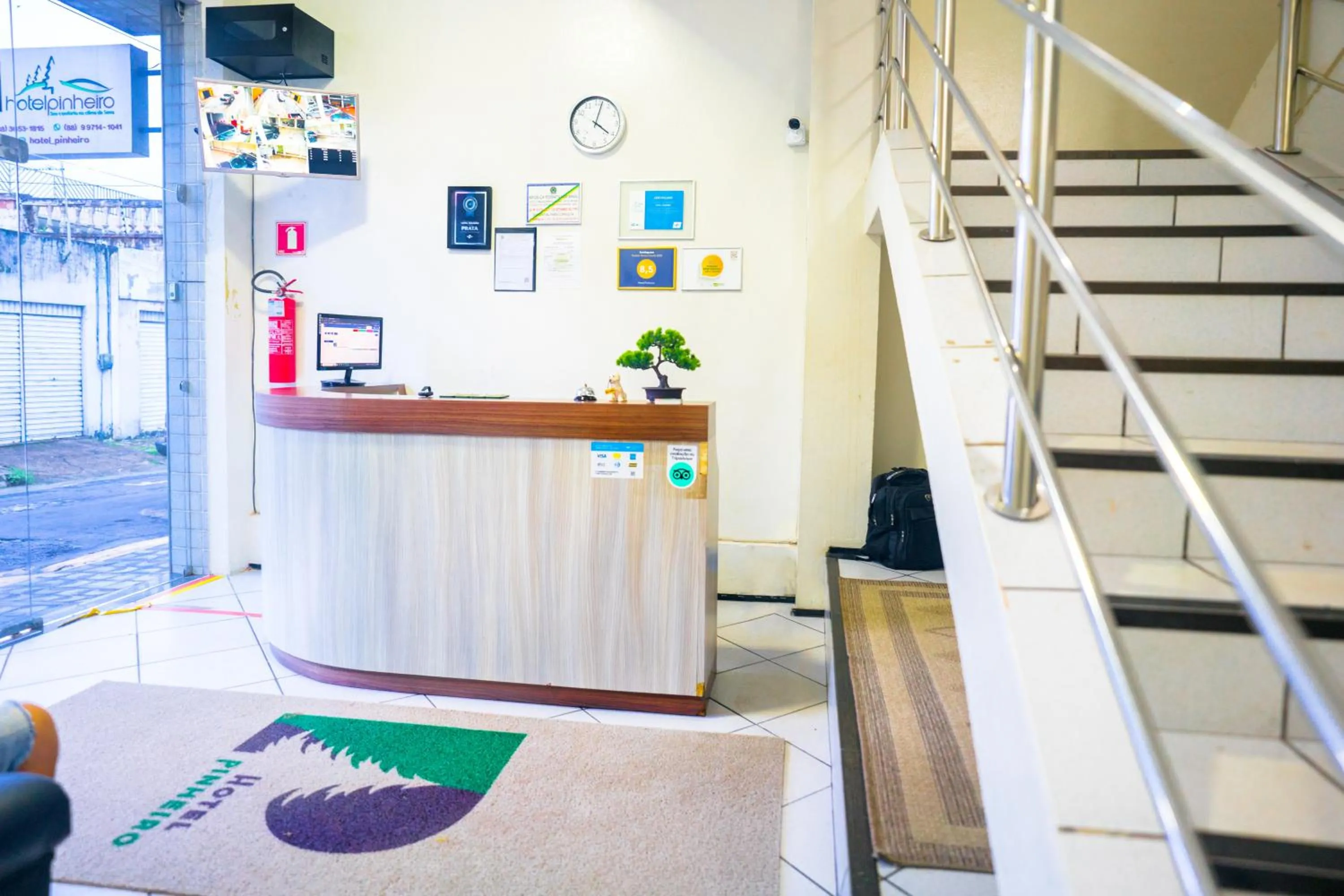 Lobby or reception in Hotel Pinheiro