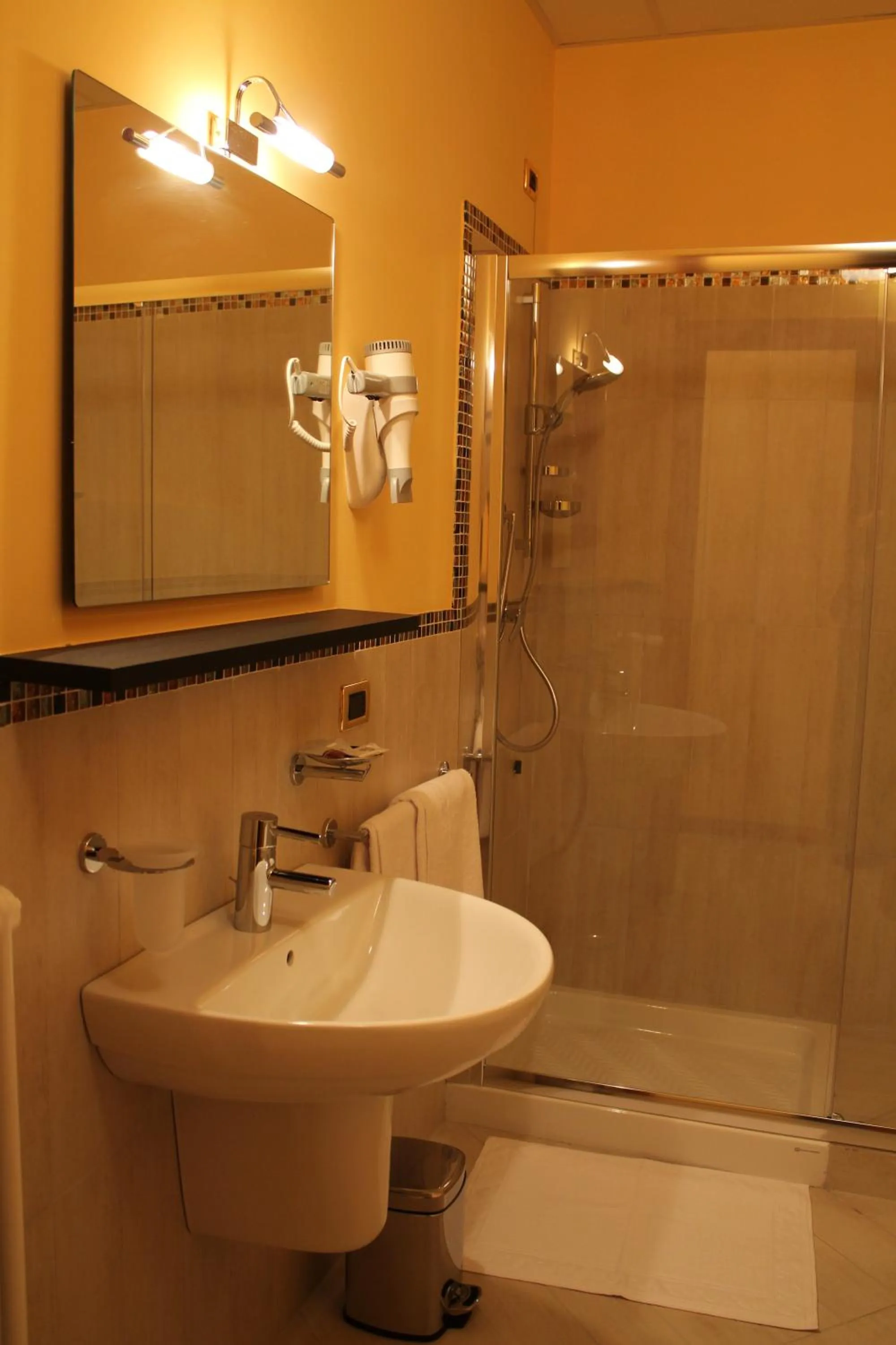 Shower in Hotel Padus Meublè Parma