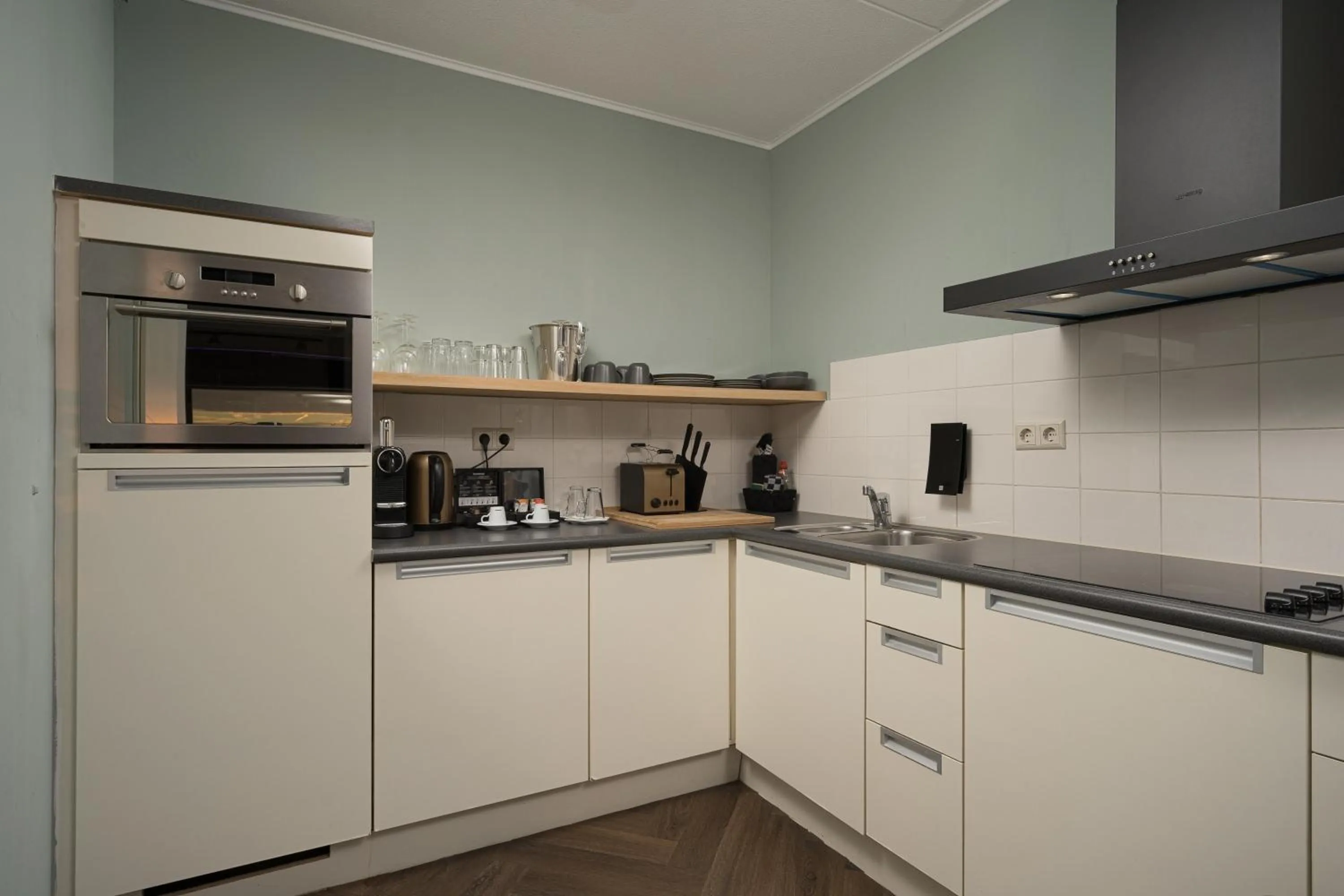 kitchen in The Penthouse At The Hague Tower