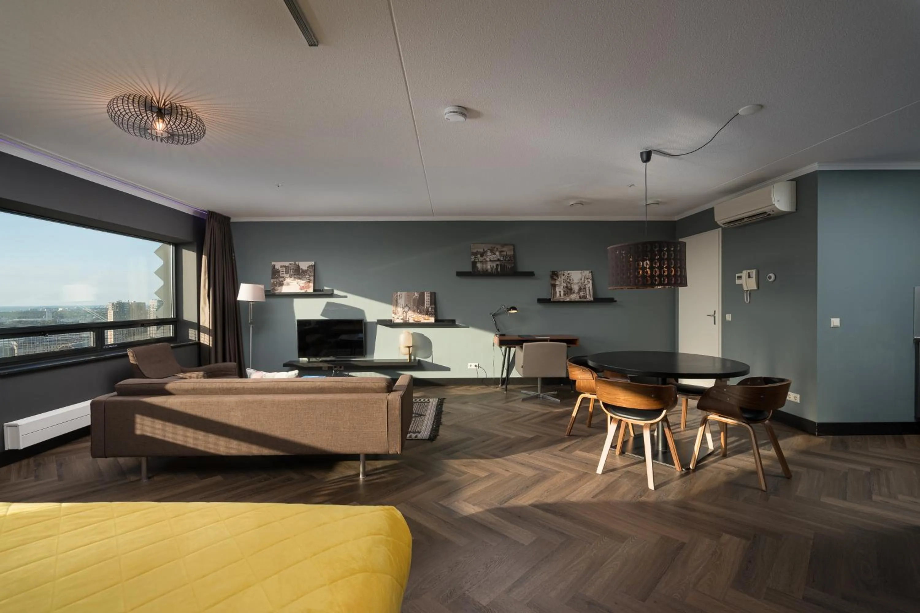 Living room in The Penthouse At The Hague Tower