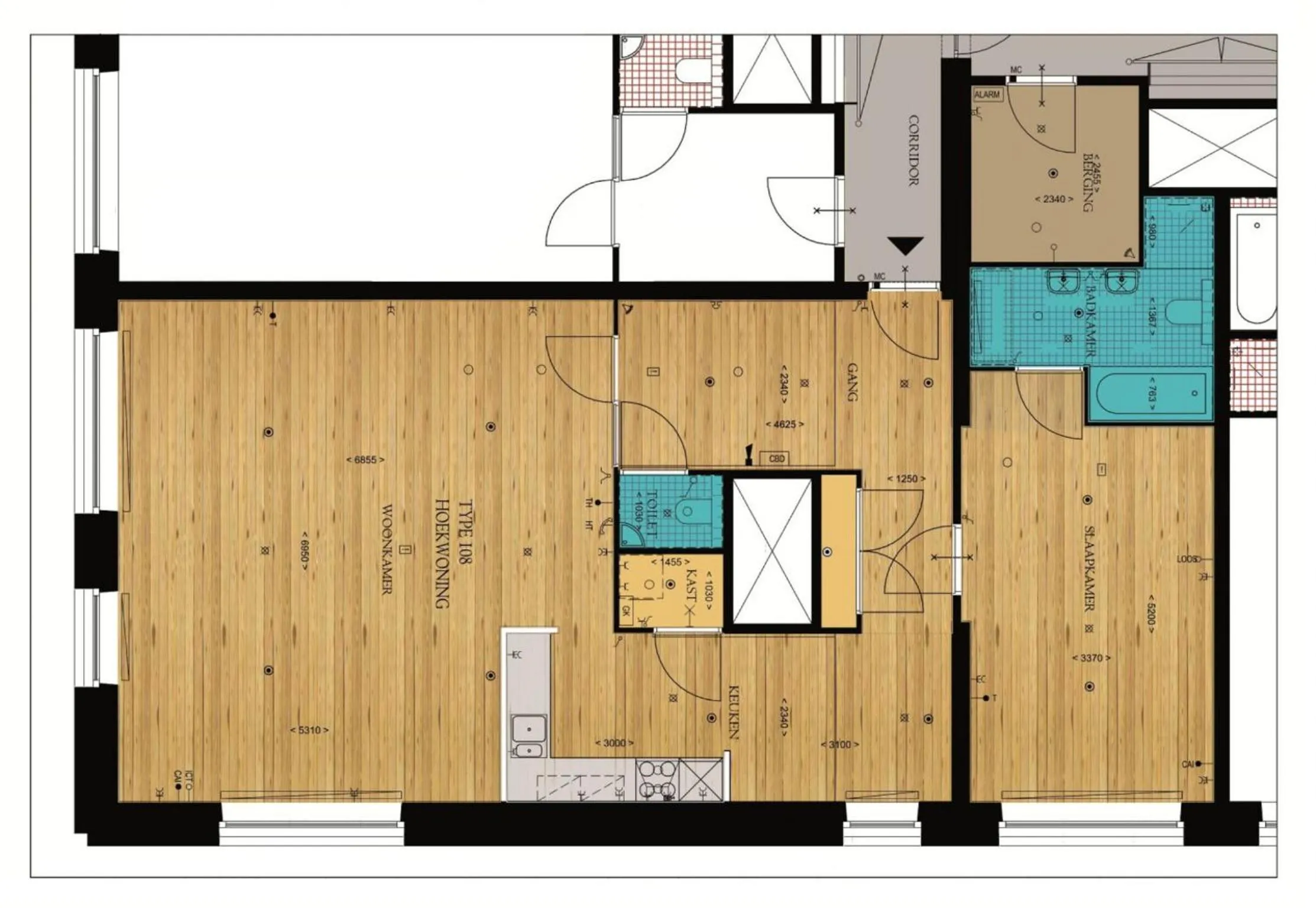 Shower in The Penthouse At The Hague Tower