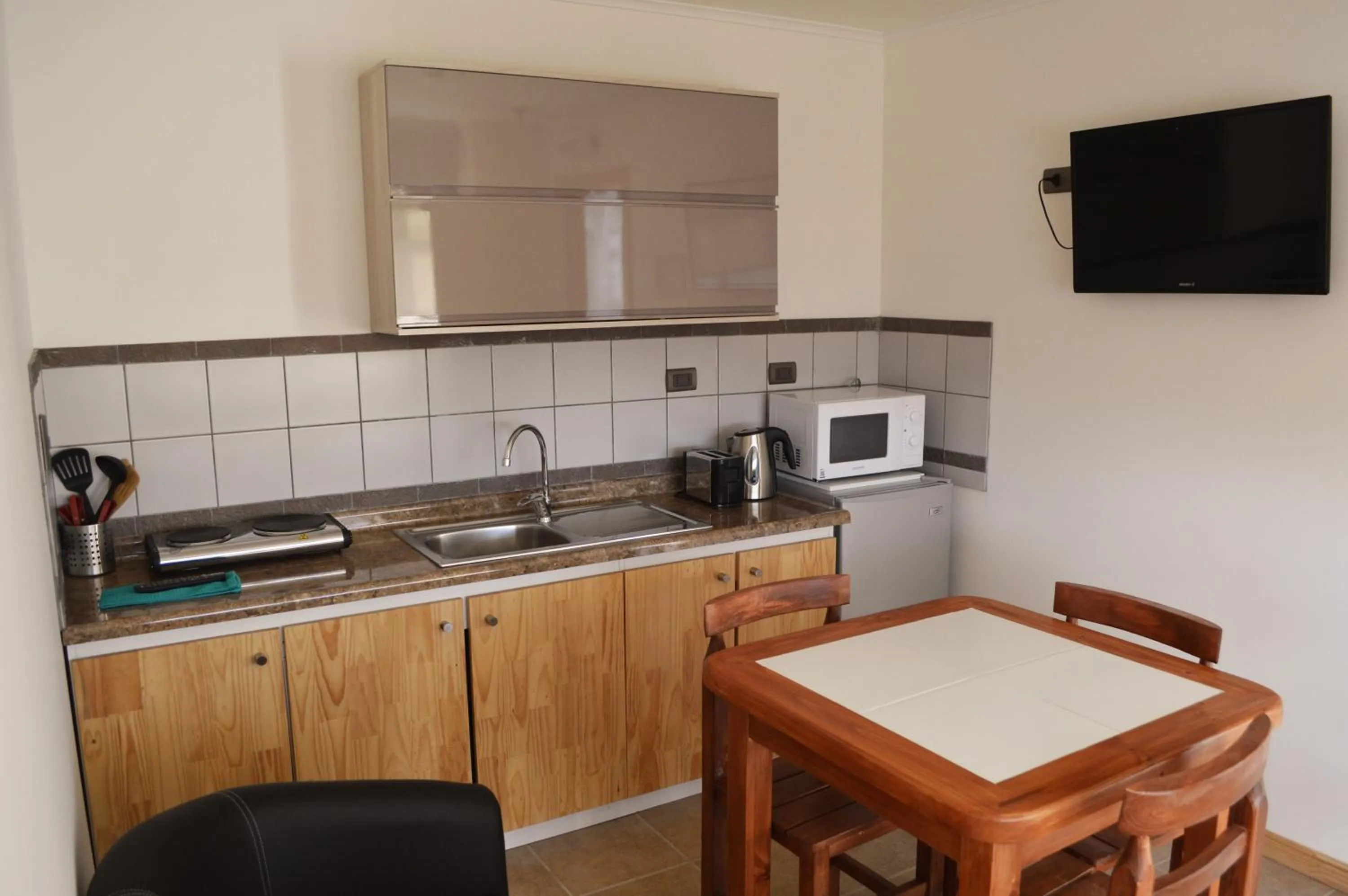 Kitchen or kitchenette in Apart Hotel Endurance