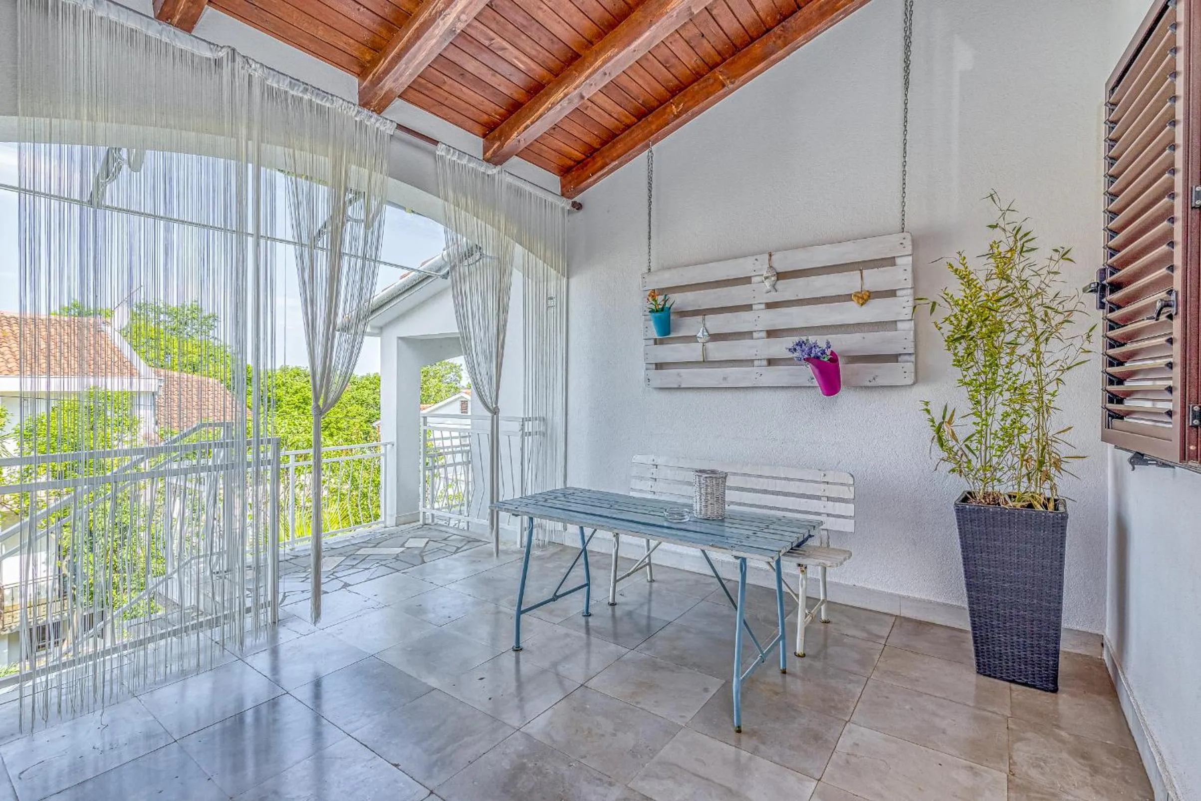 Balcony/Terrace in Apartments Hrestak