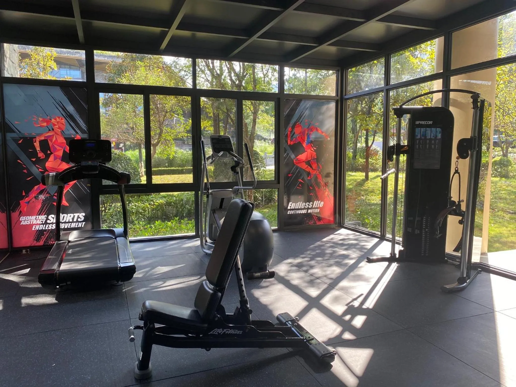 Fitness centre/facilities in Holiday Inn Express Emei Mountain, an IHG Hotel