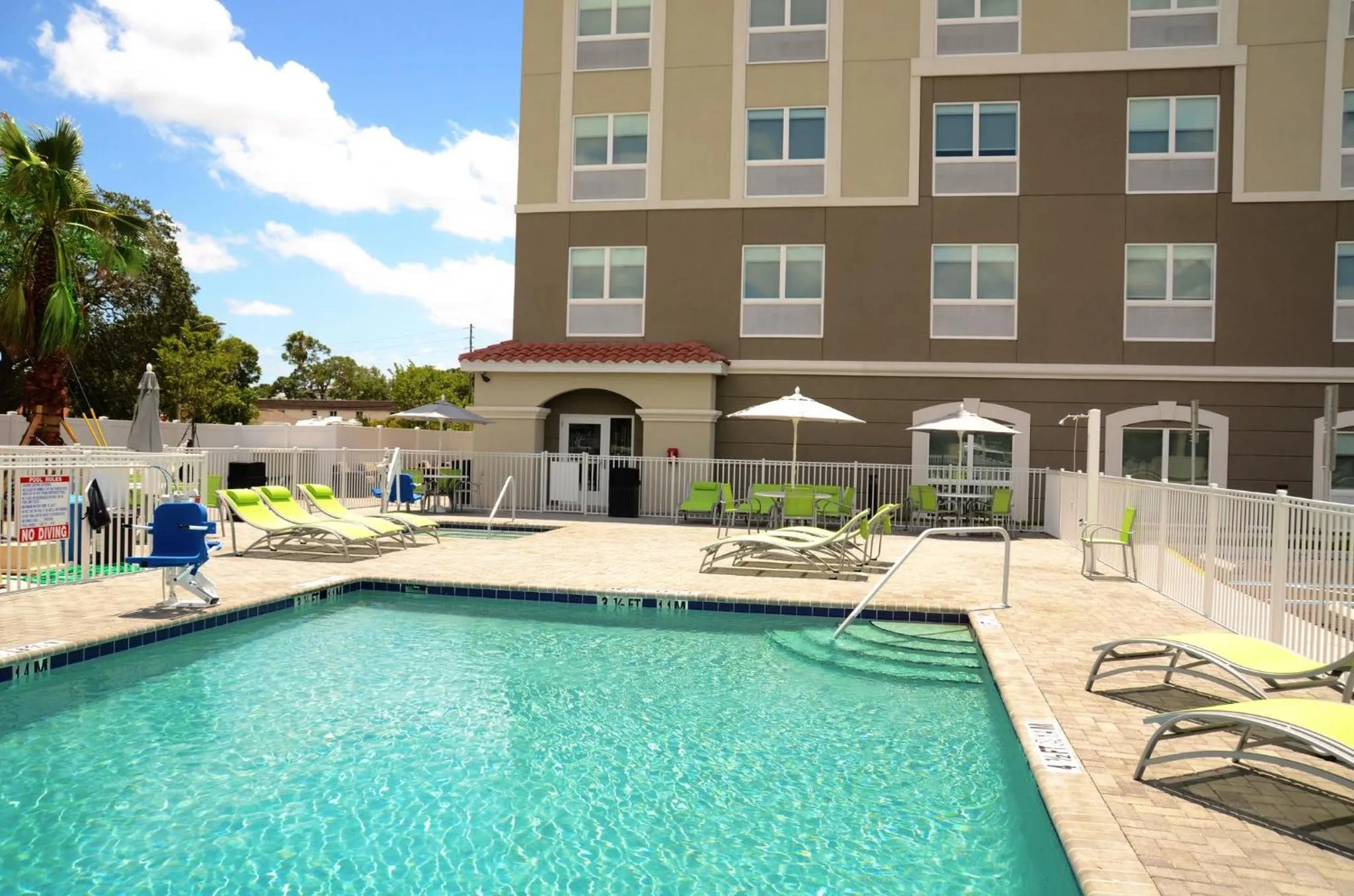 Swimming pool in Holiday Inn Express & Suites - St. Petersburg - Madeira Beach by IHG