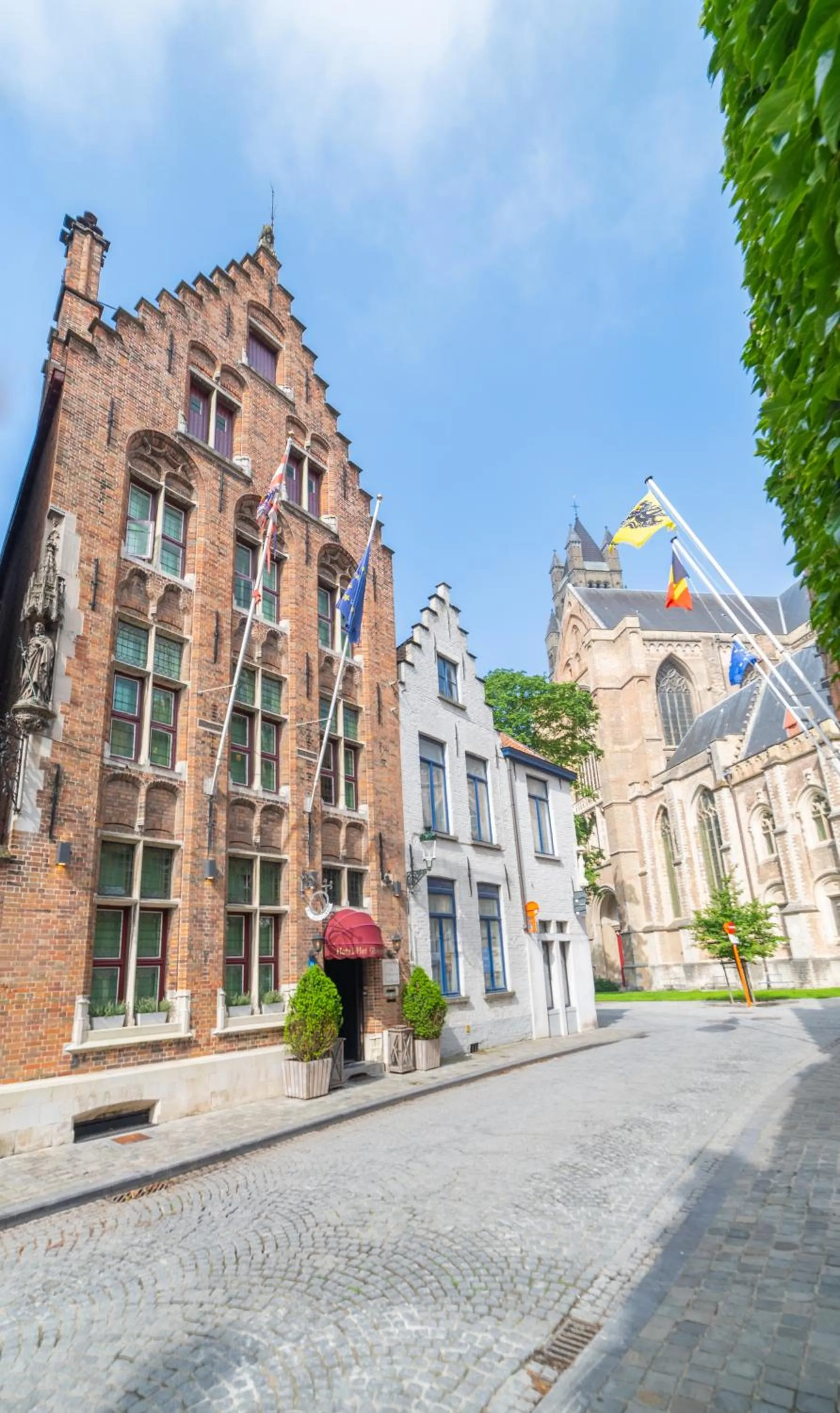 Property building in Hotel Het Gheestelic Hof by CW Hotel Collection