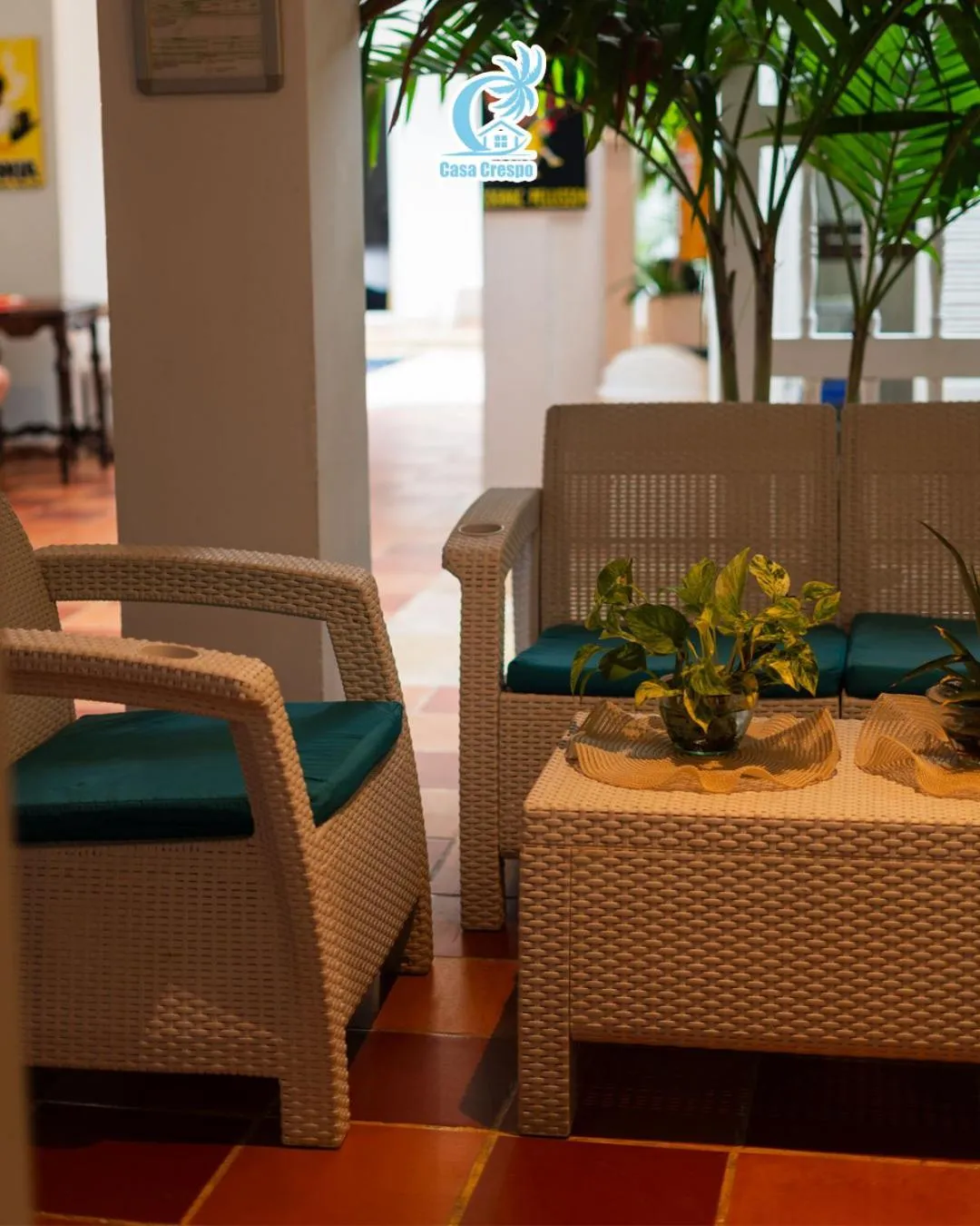 Living room in Casa Crespo