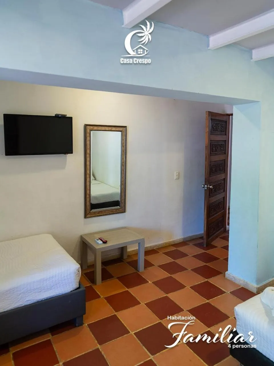 Bedroom, Bed in Casa Crespo