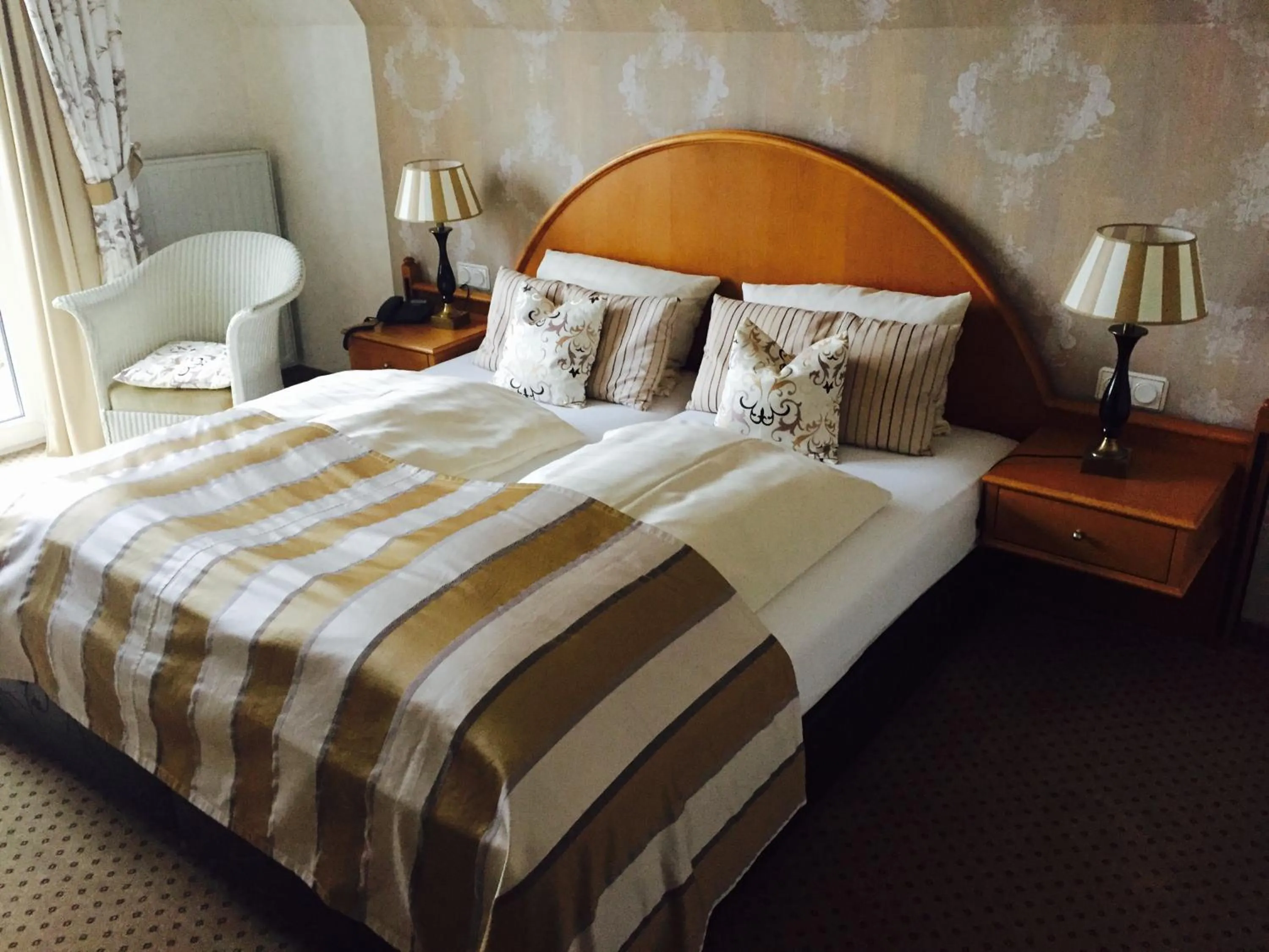 Bedroom, Bed in Hotel Rech