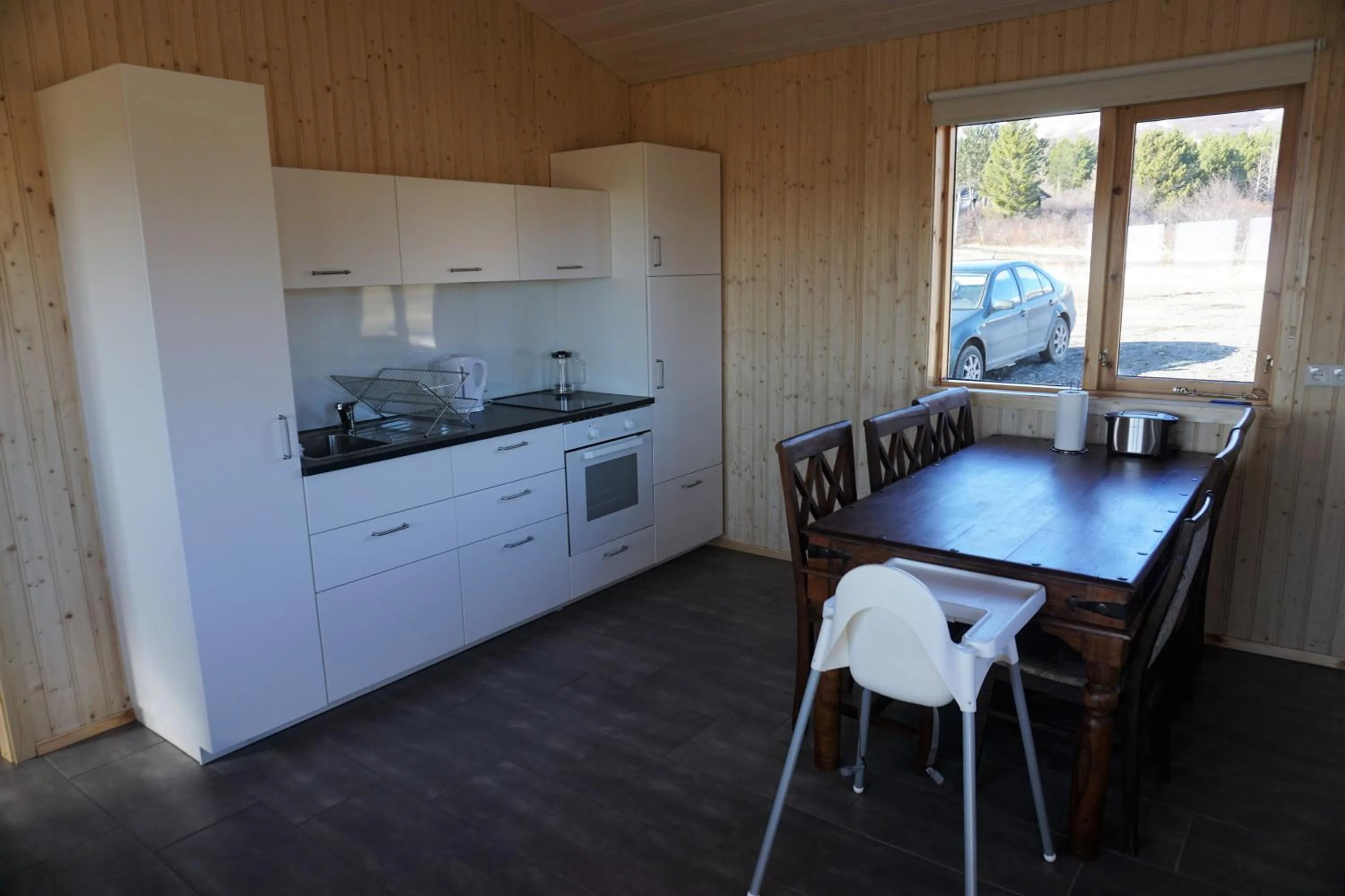 Kitchen or kitchenette in Middalskot Cottages
