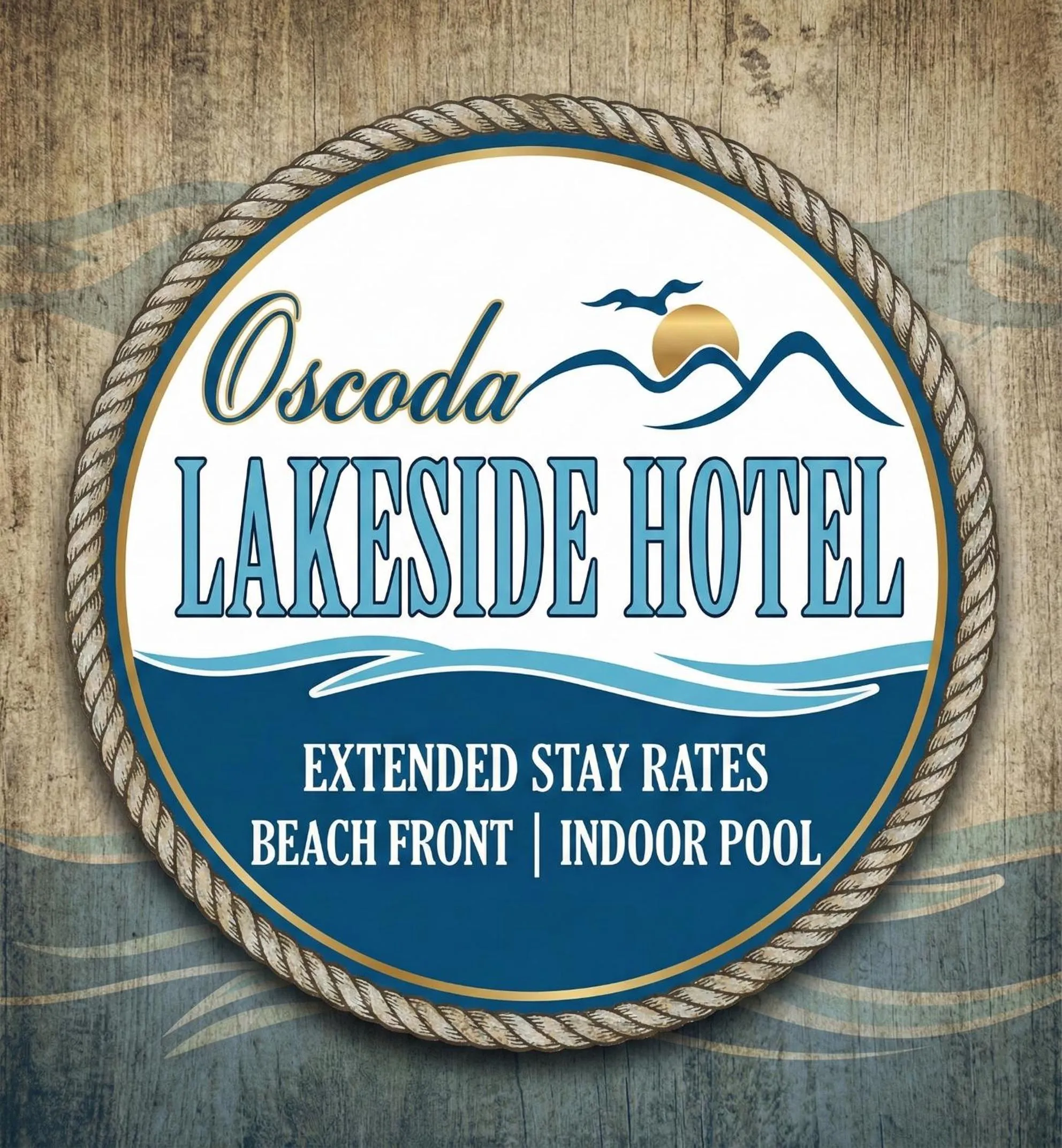 Property logo or sign in Oscoda Lakeside Hotel