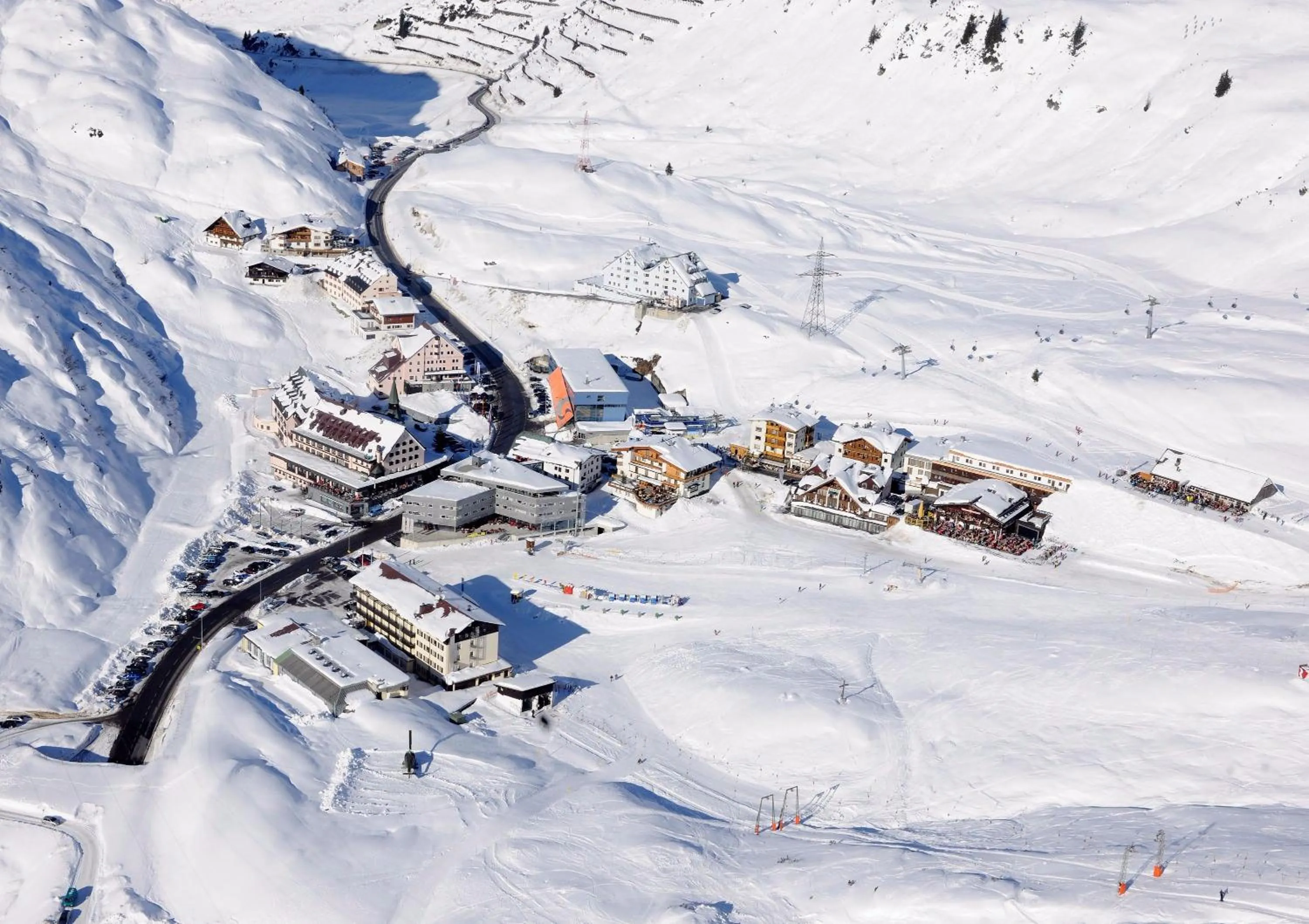Bird's eye view in Hotel Ski Austria St.Christoph a.A.