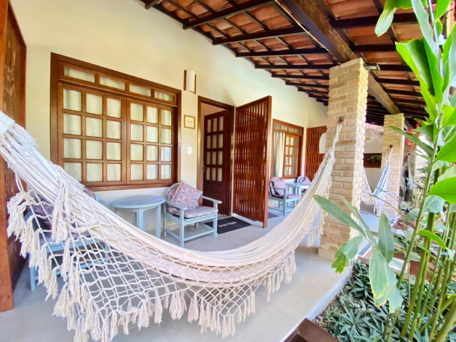 Patio in Pousada Agua de Coco