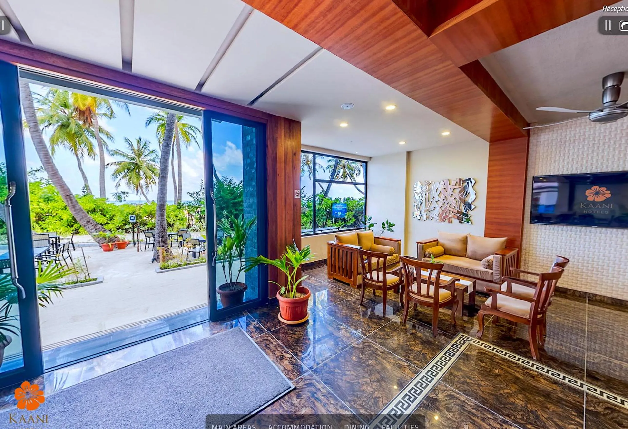 Lobby or reception in Kaani Grand Seaview