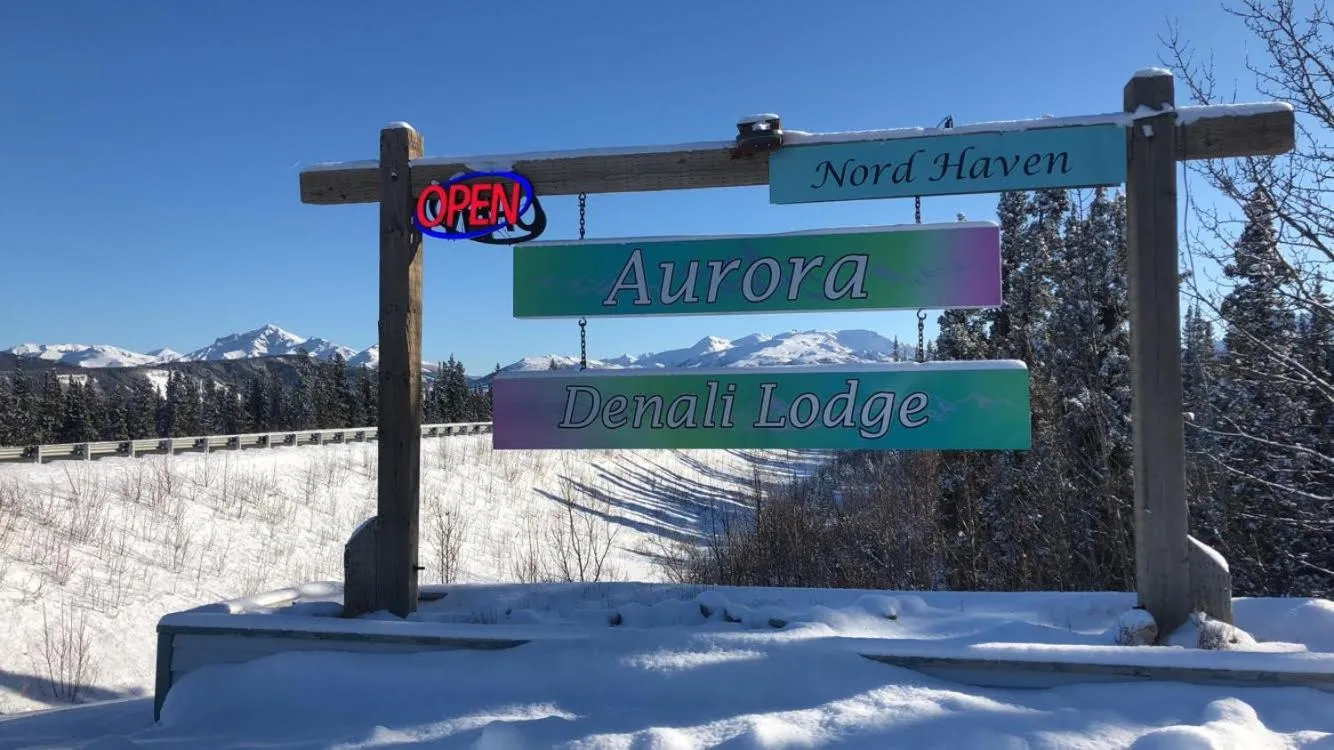 Property logo or sign in Aurora Denali Lodge
