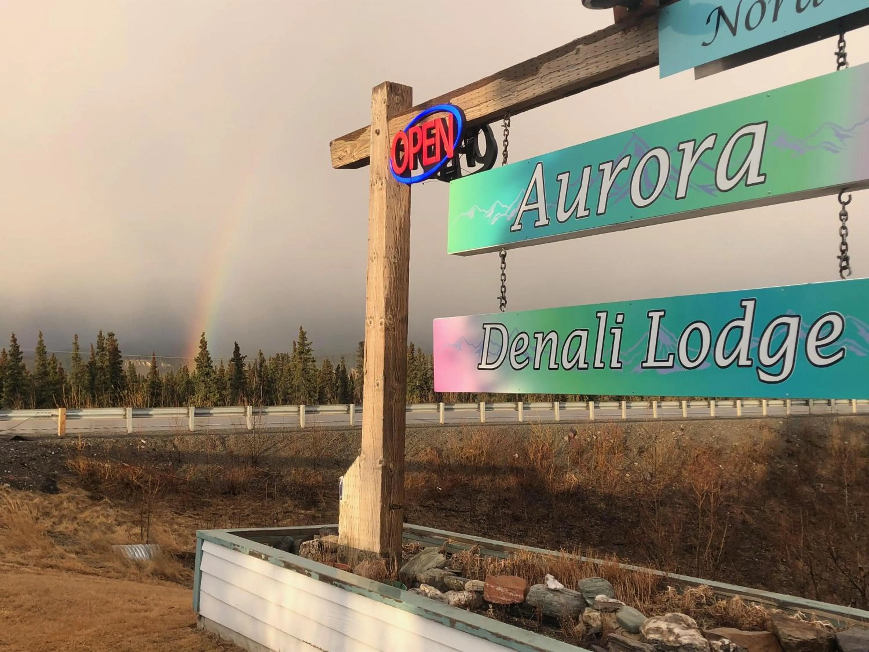 Property logo or sign in Aurora Denali Lodge