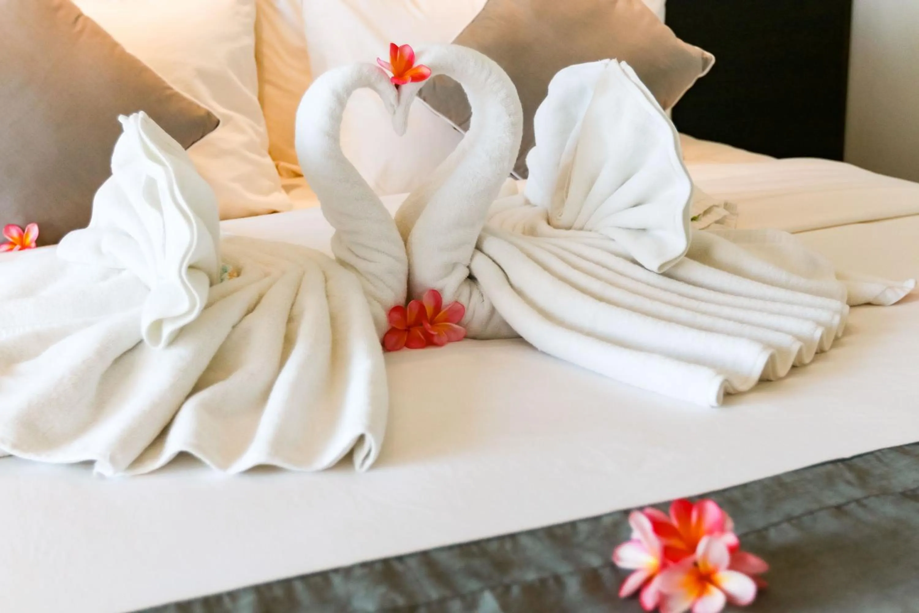 Decorative detail, Bed in Sanur Art Villas