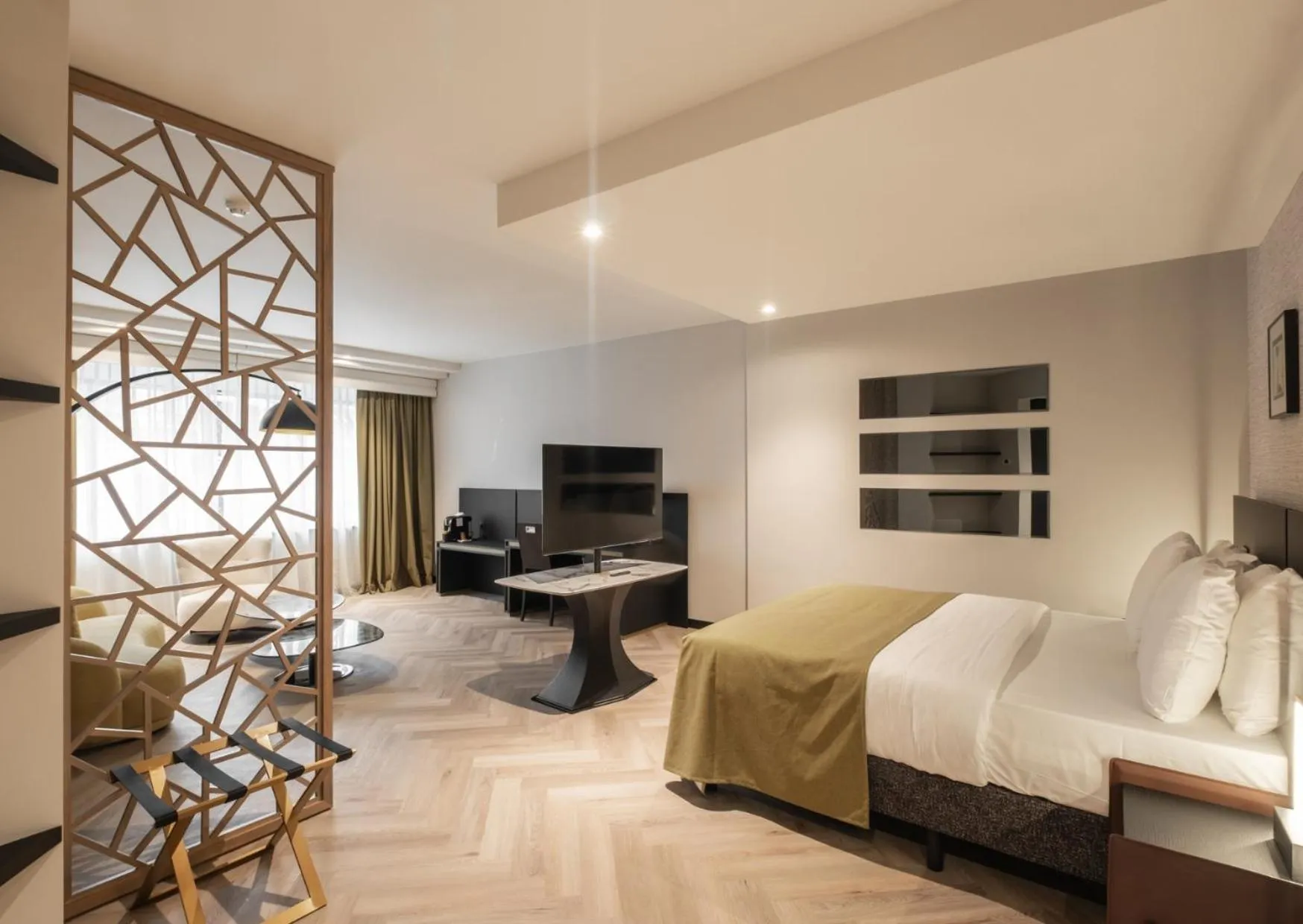 Bedroom, Bed in Hyllit Hotel