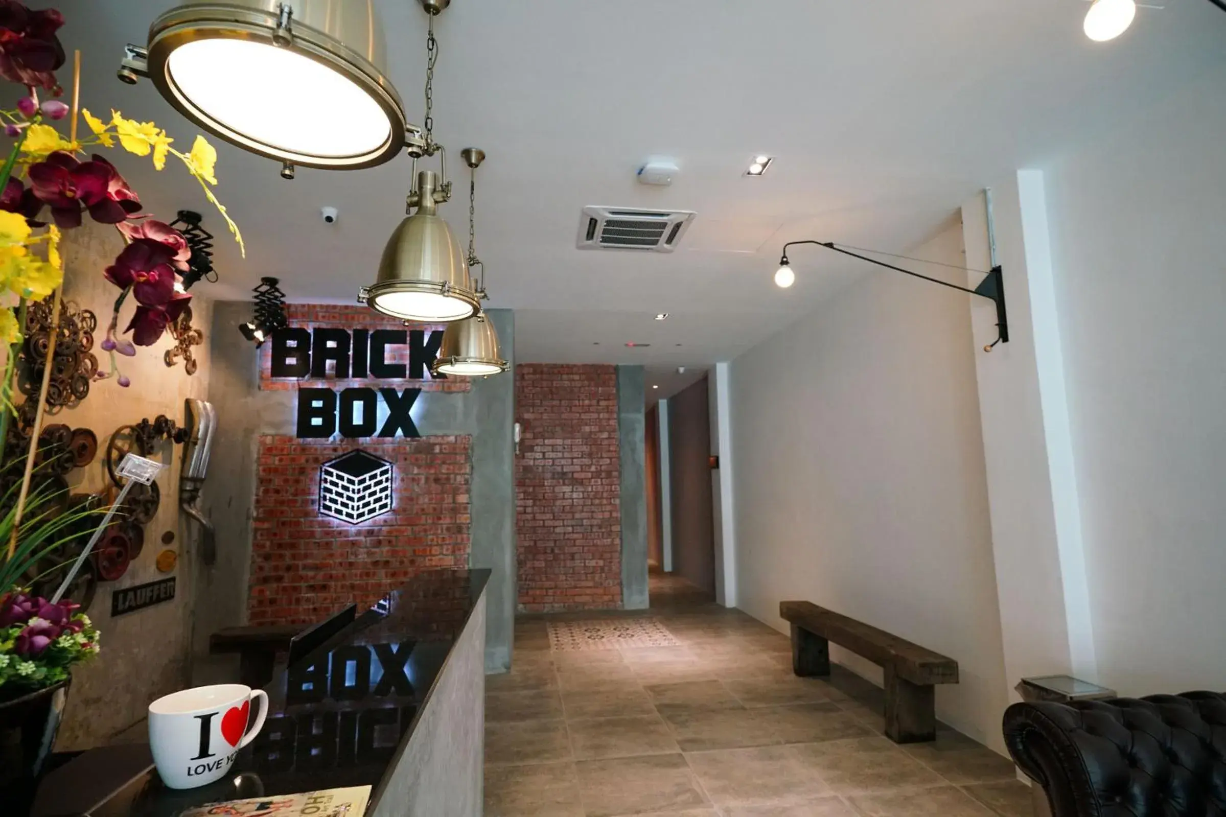 Lobby or reception in Brick Box Hotel @ Oldtown Ipoh Lobby or reception in Brick Box Hotel @ Oldtown Ipoh