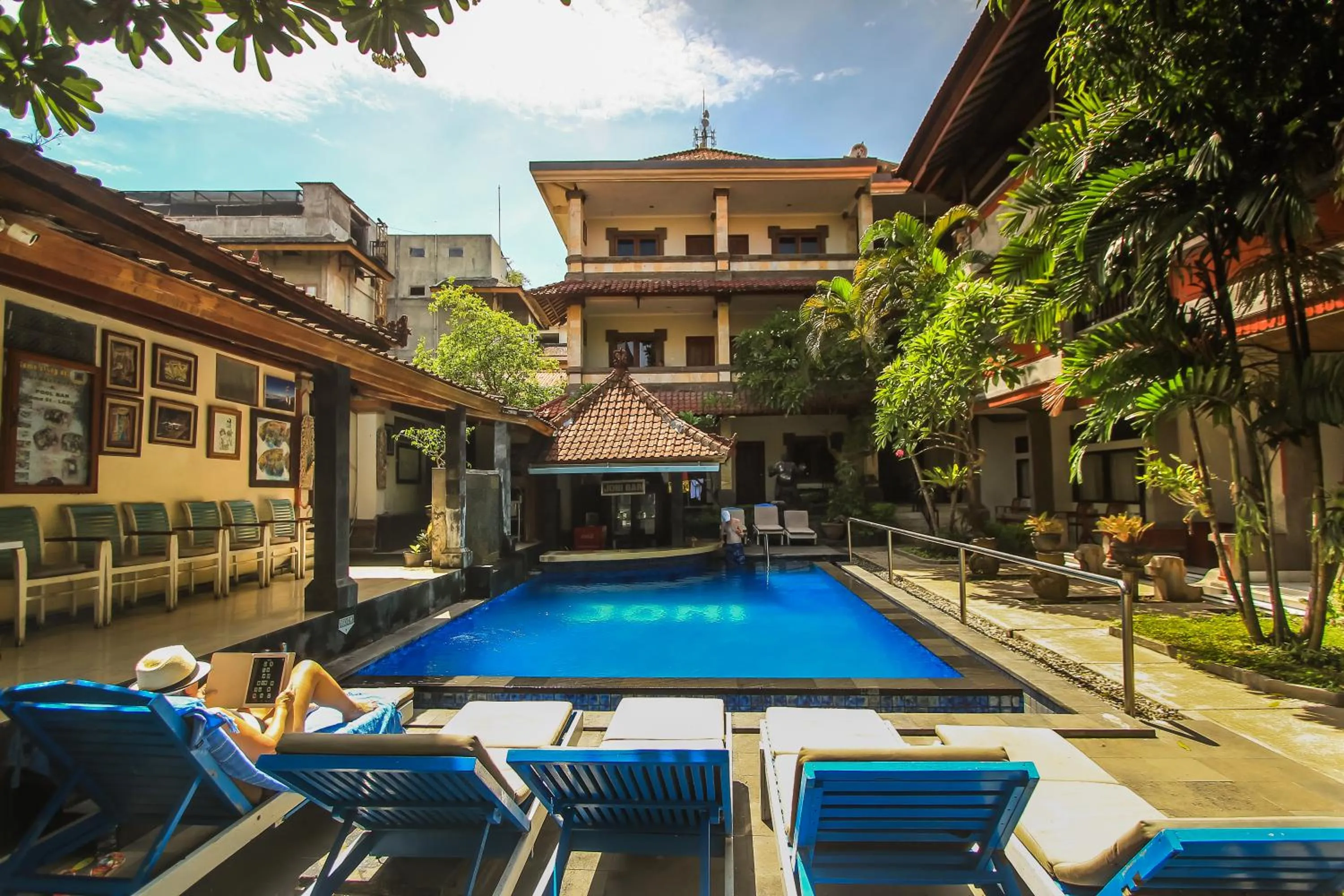 Swimming pool in Legian Village Beach Resort - CHSE Certified