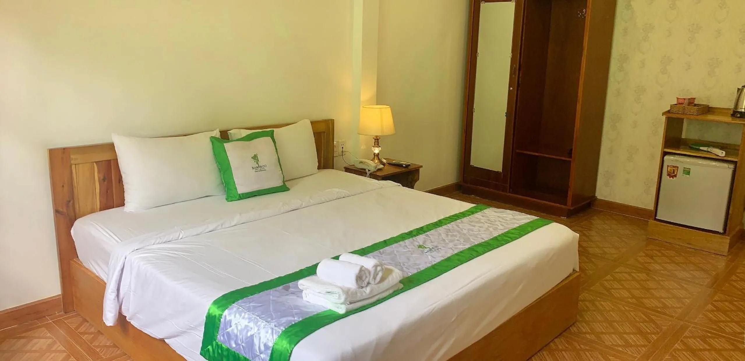 Bed in Bamboo Resort Phu Quoc