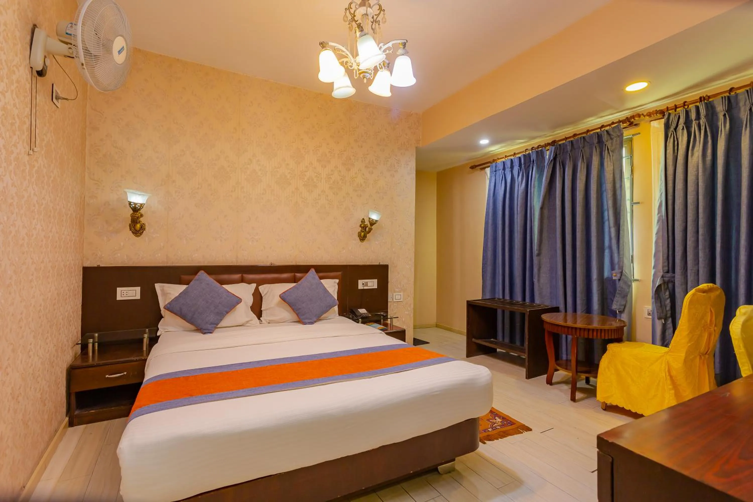 Bed in Hotel Royal Kathmandu
