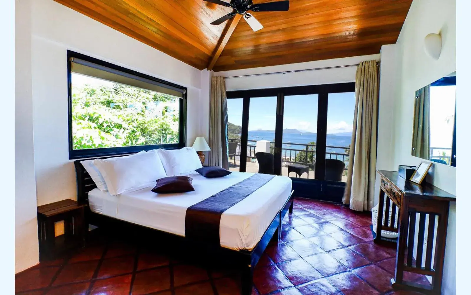 Bed in Out of the Blue Resort Bed in Out of the Blue Resort