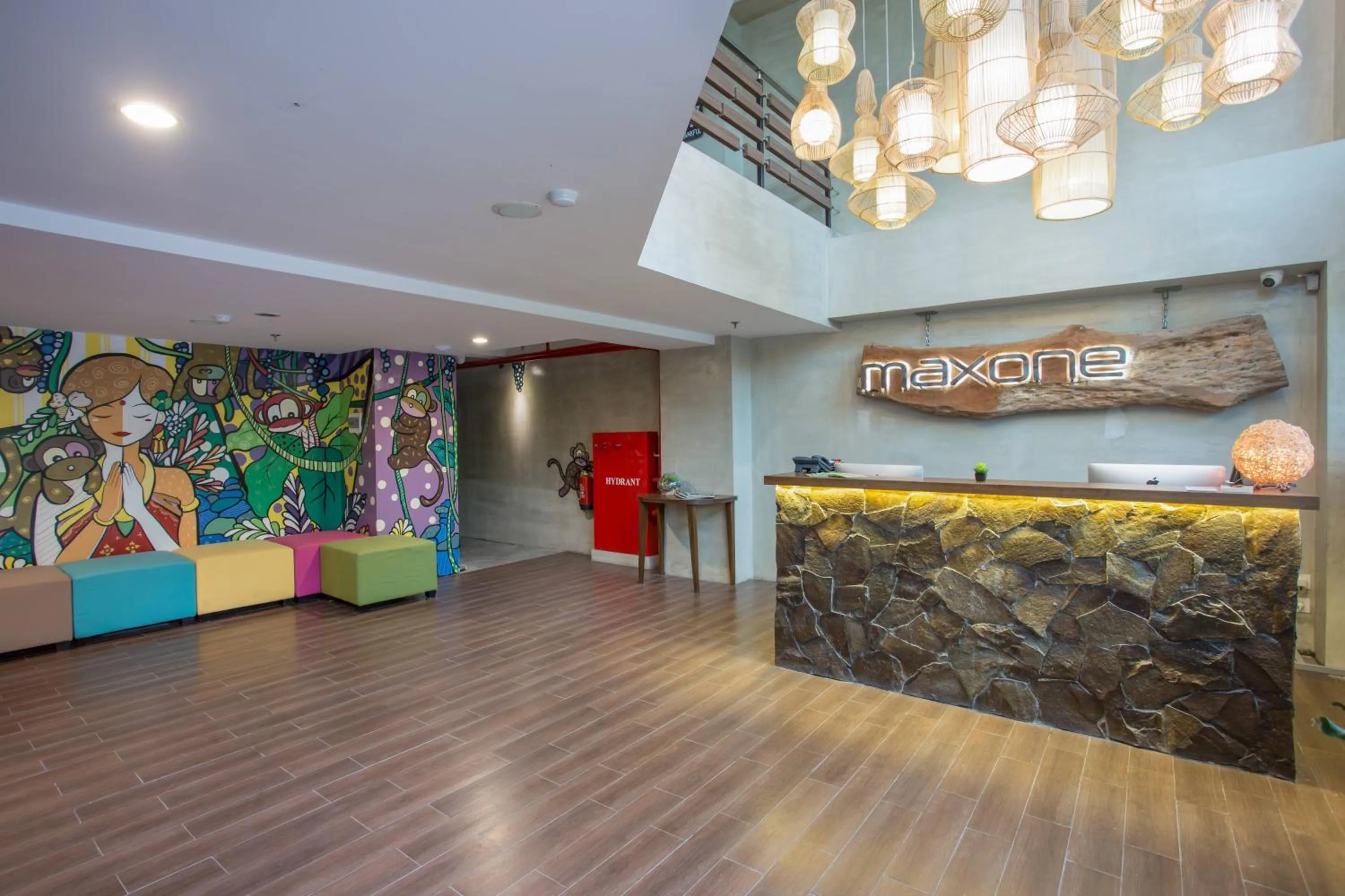 Lobby or reception in MaxOneHotels at Ubud - CHSE Certified