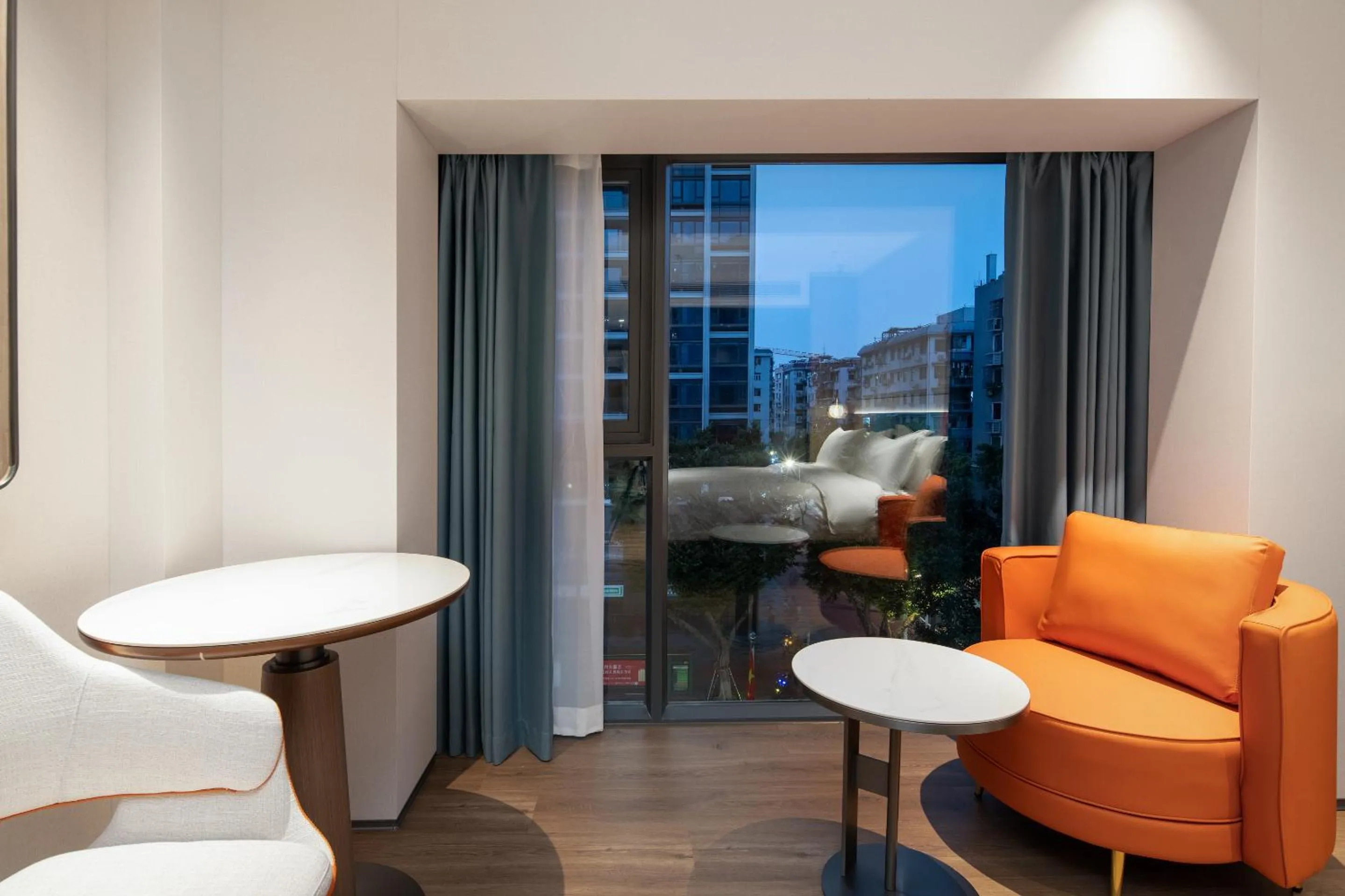 Seating area in Yizhi Hotel - Guangzhou Beijing Road Chenjiaxuan Subway Station