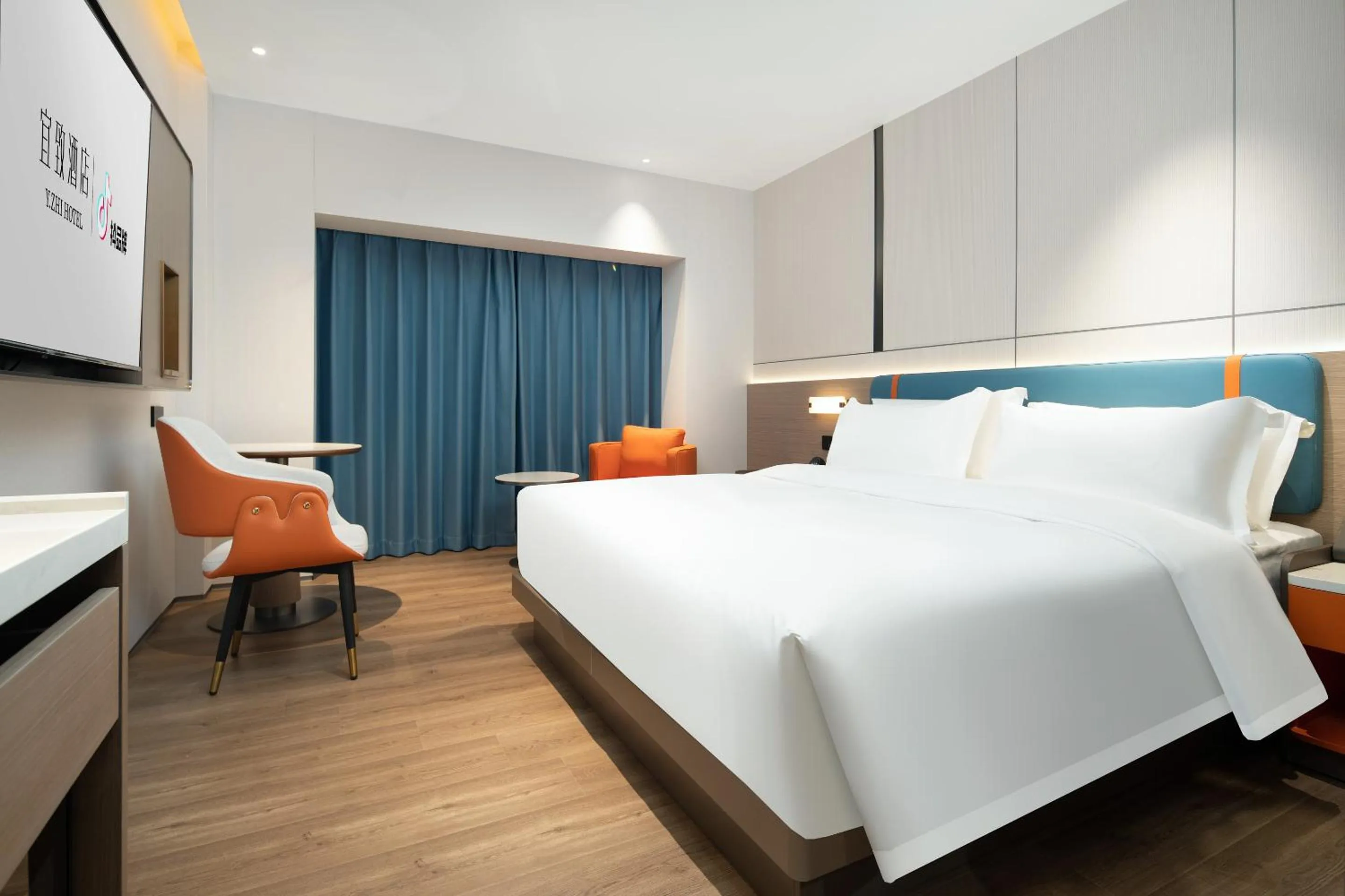 Photo of the whole room, Bed in Yizhi Hotel - Guangzhou Beijing Road Chenjiaxuan Subway Station