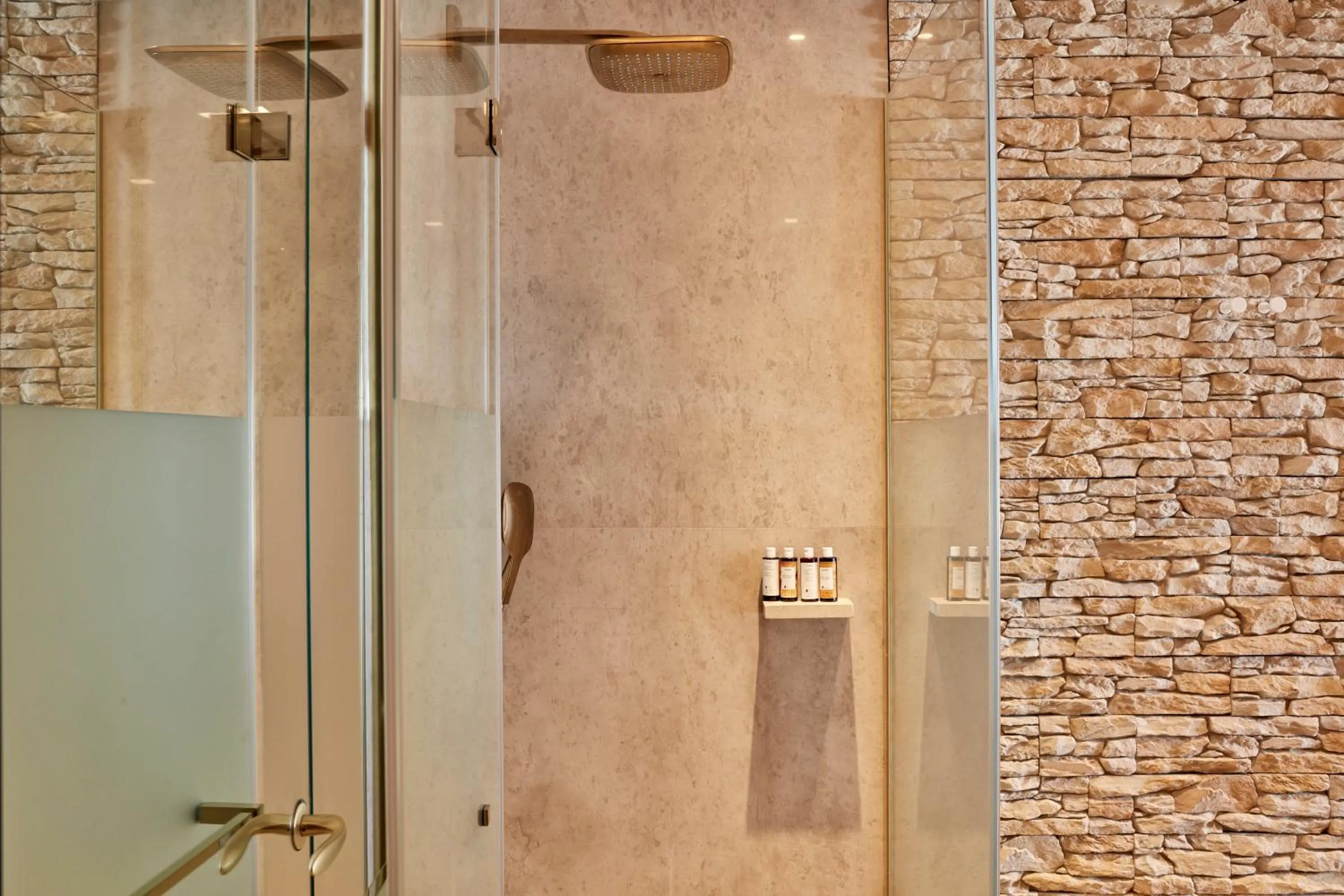 Shower in Myconian Naia - Preferred Hotels & Resorts