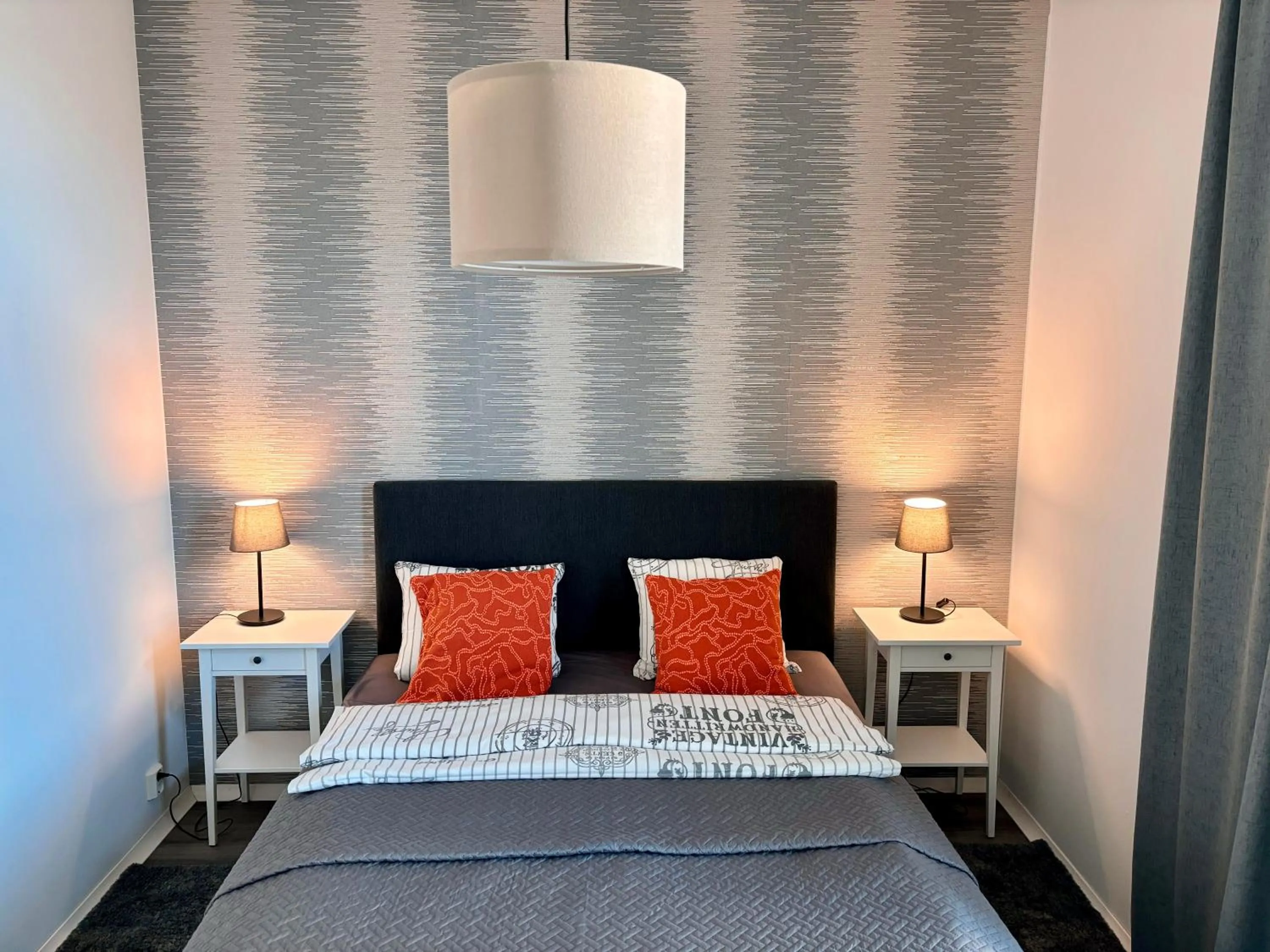 Bed in Hamina Bastion Apartments