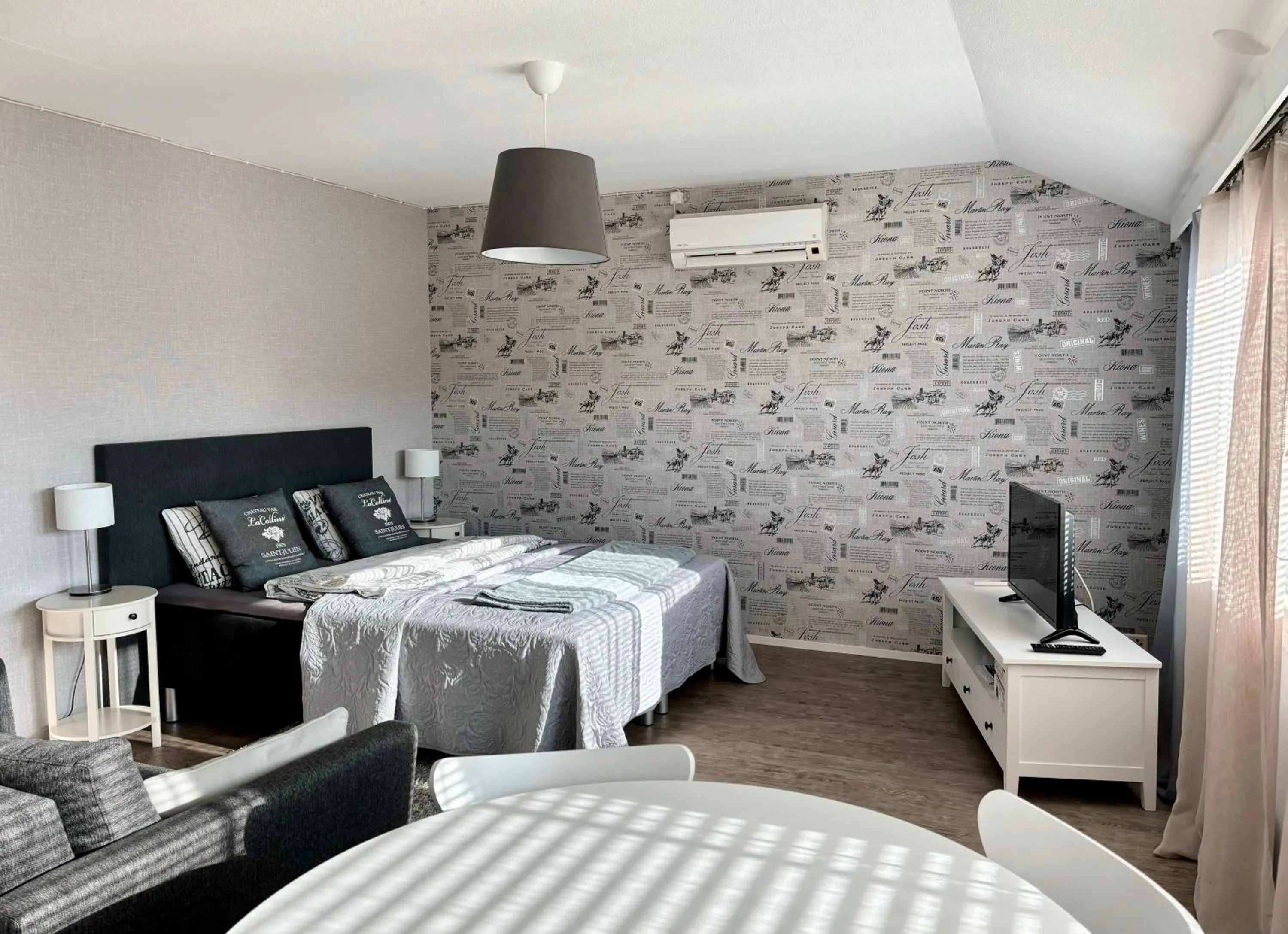 Bed in Hamina Bastion Apartments