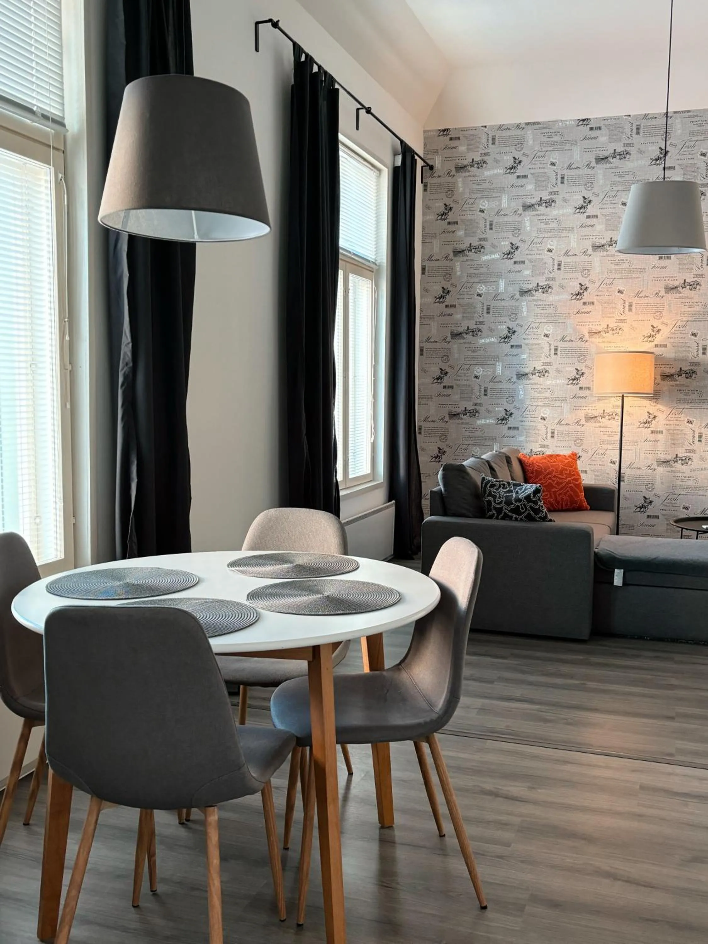 Living room in Hamina Bastion Apartments