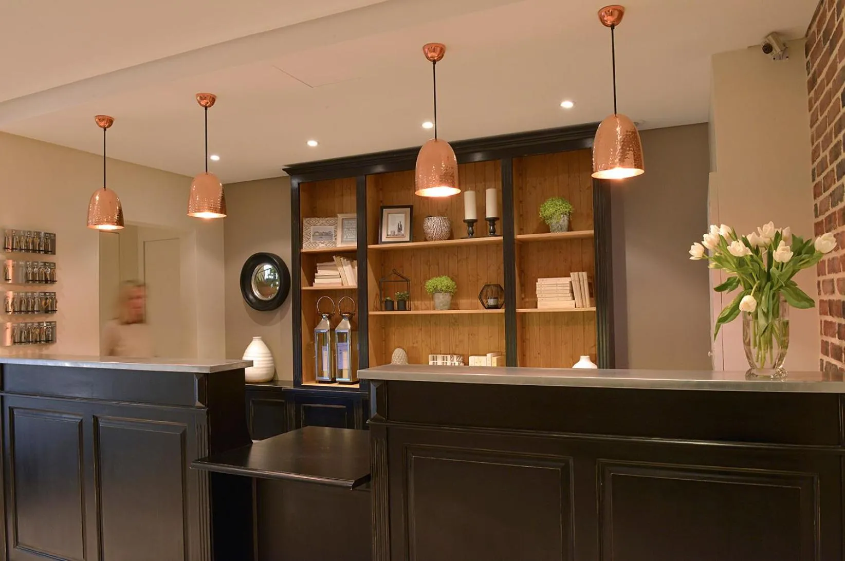 Lobby or reception in Hôtel Le Fer à Cheval