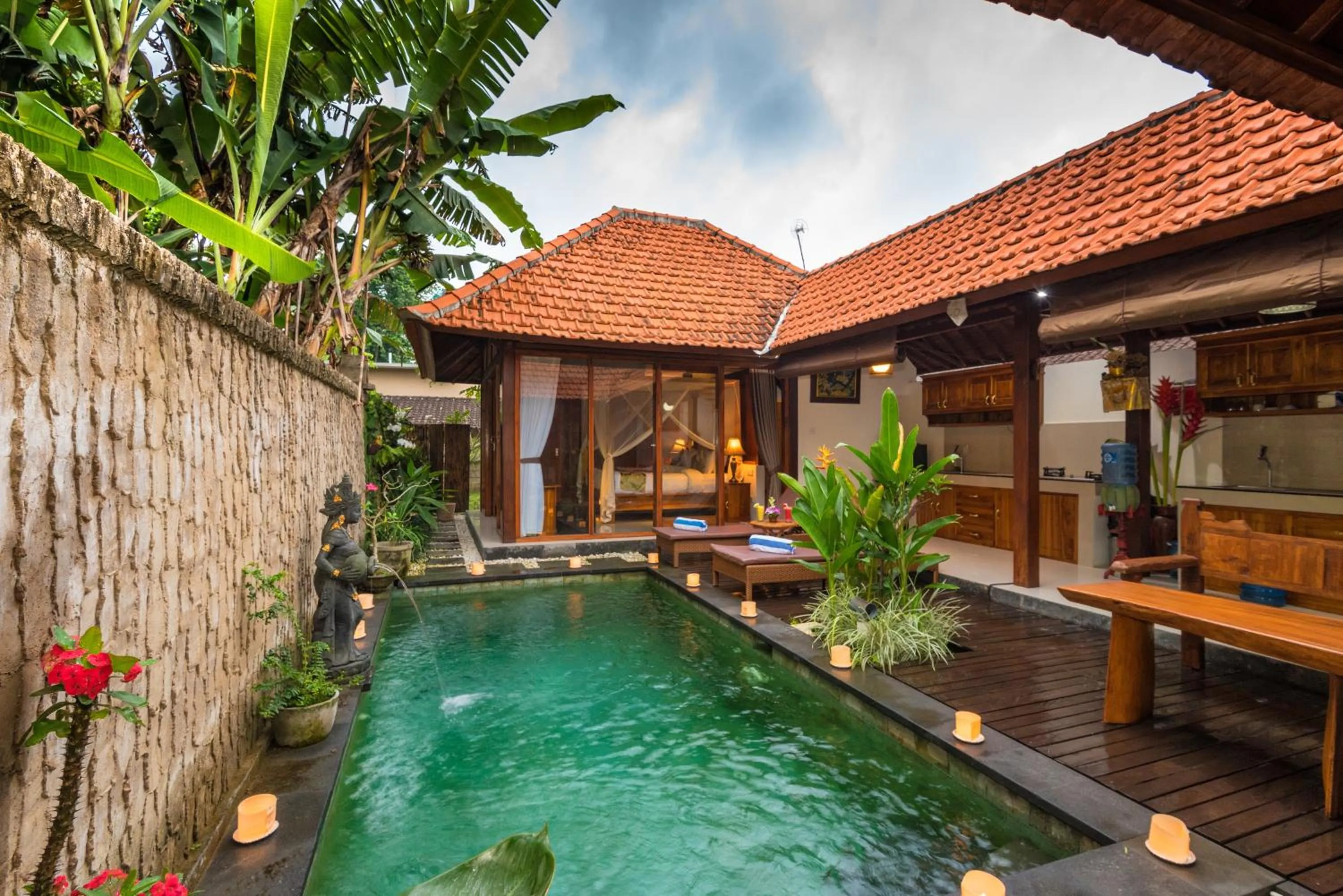 Patio in Naja Private Villa Ubud