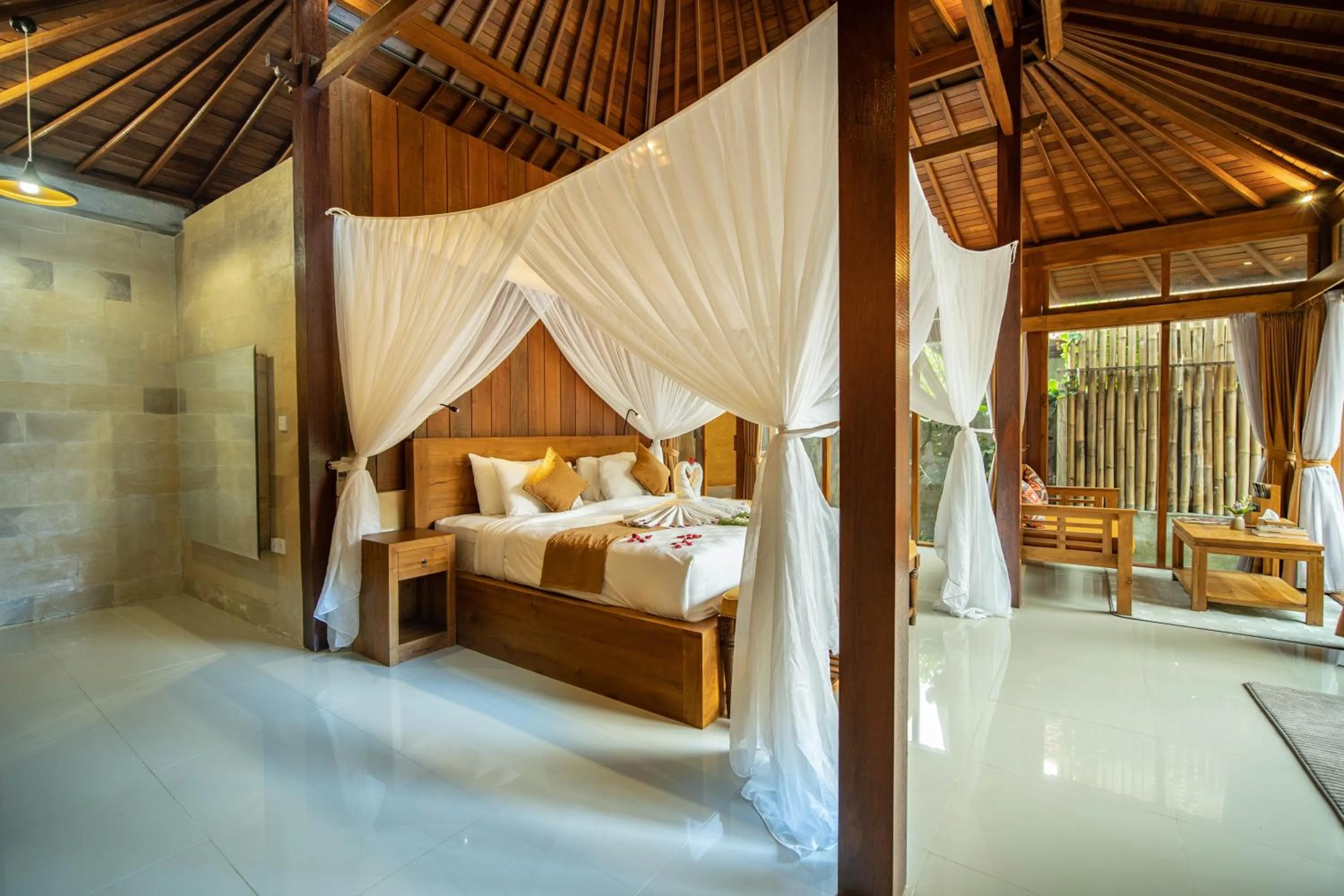 Bedroom, Bed in Naja Private Villa Ubud