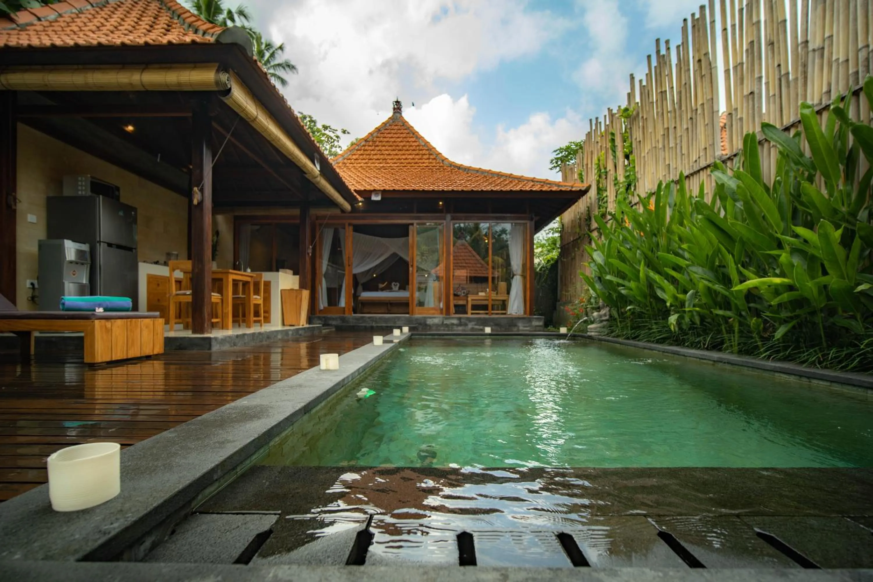 Pool view in Naja Private Villa Ubud