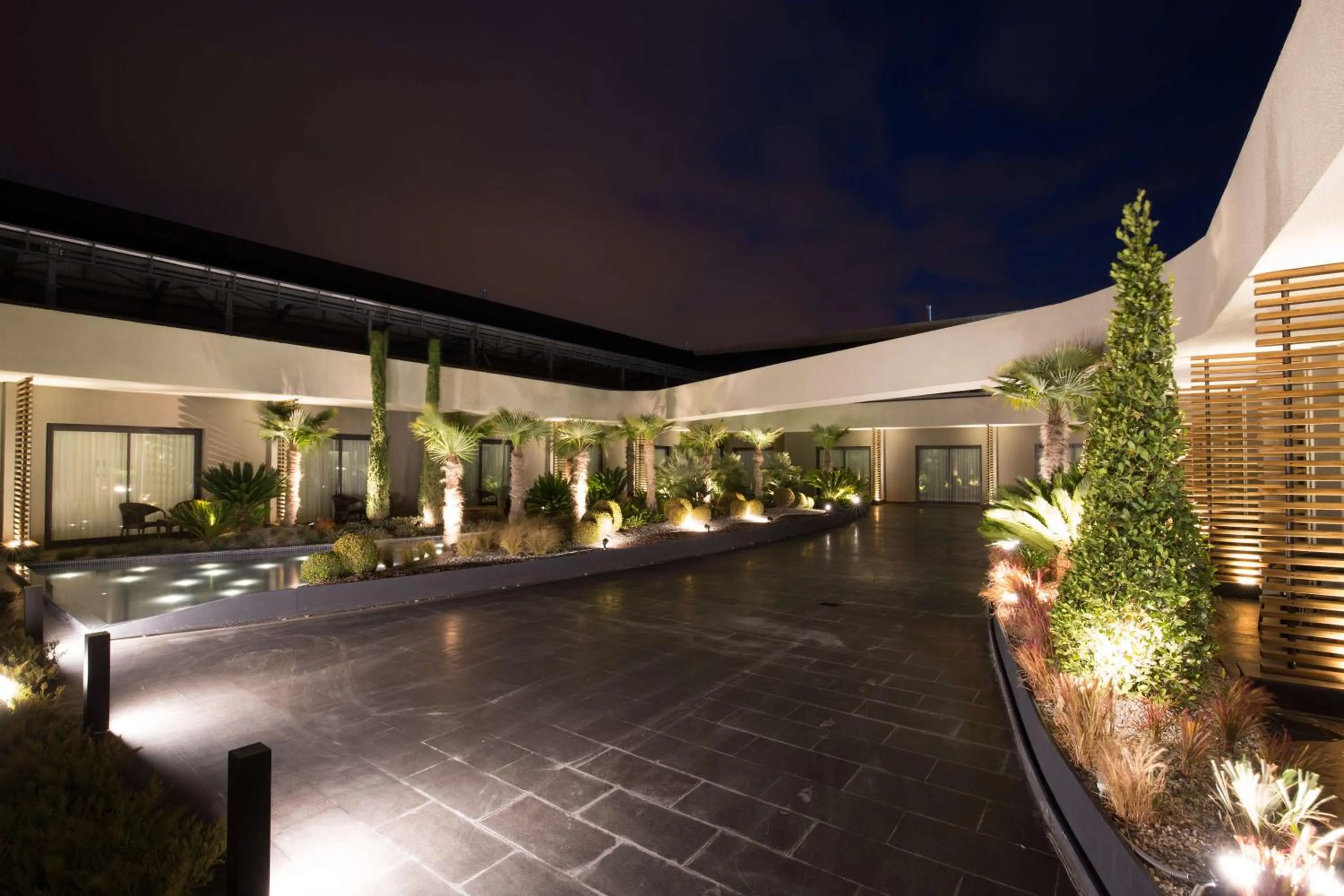 Inner courtyard view in DoubleTree By Hilton Izmir Airport