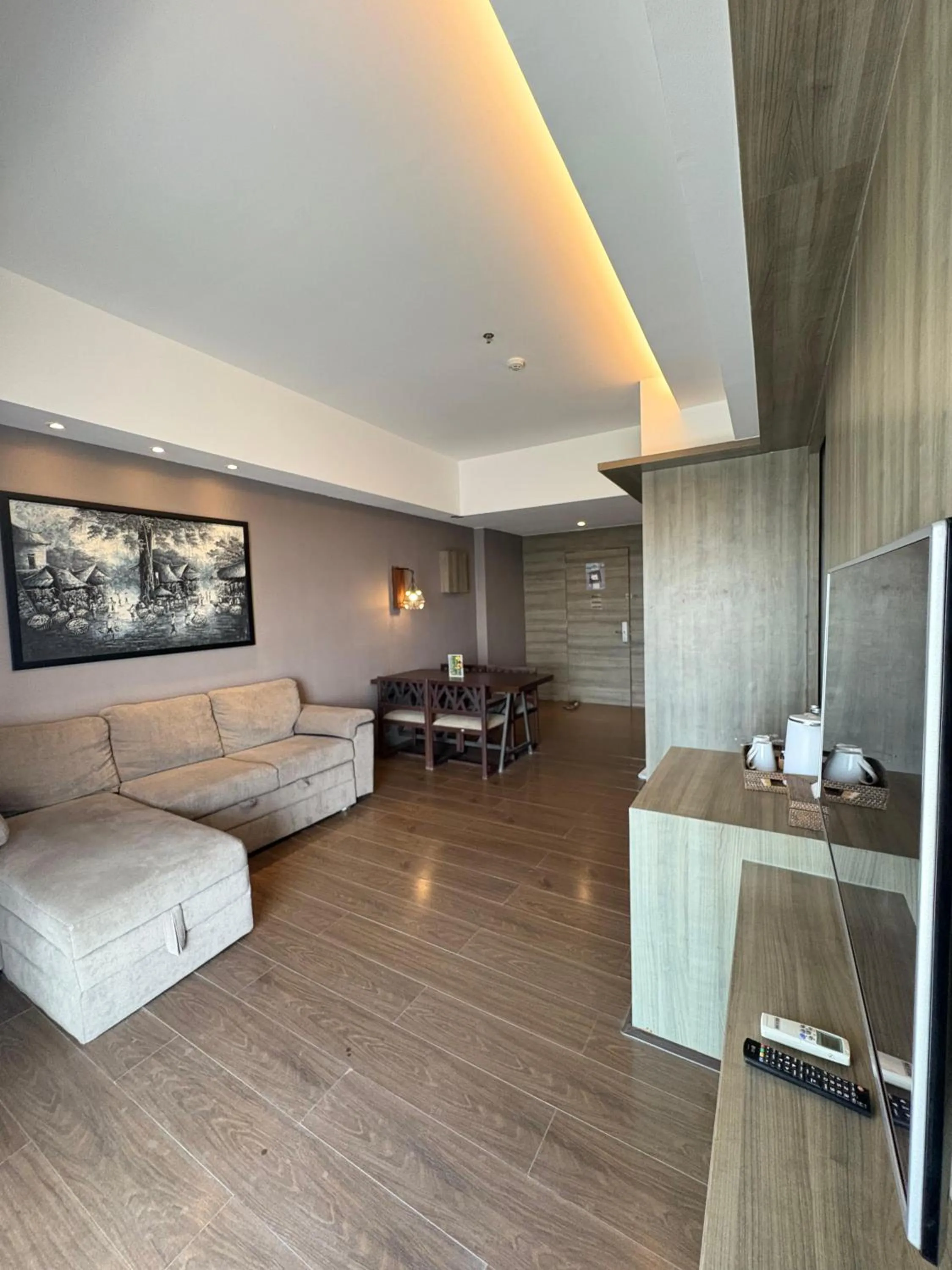 Living room in The Crystal Luxury Bay Resort Nusa Dua