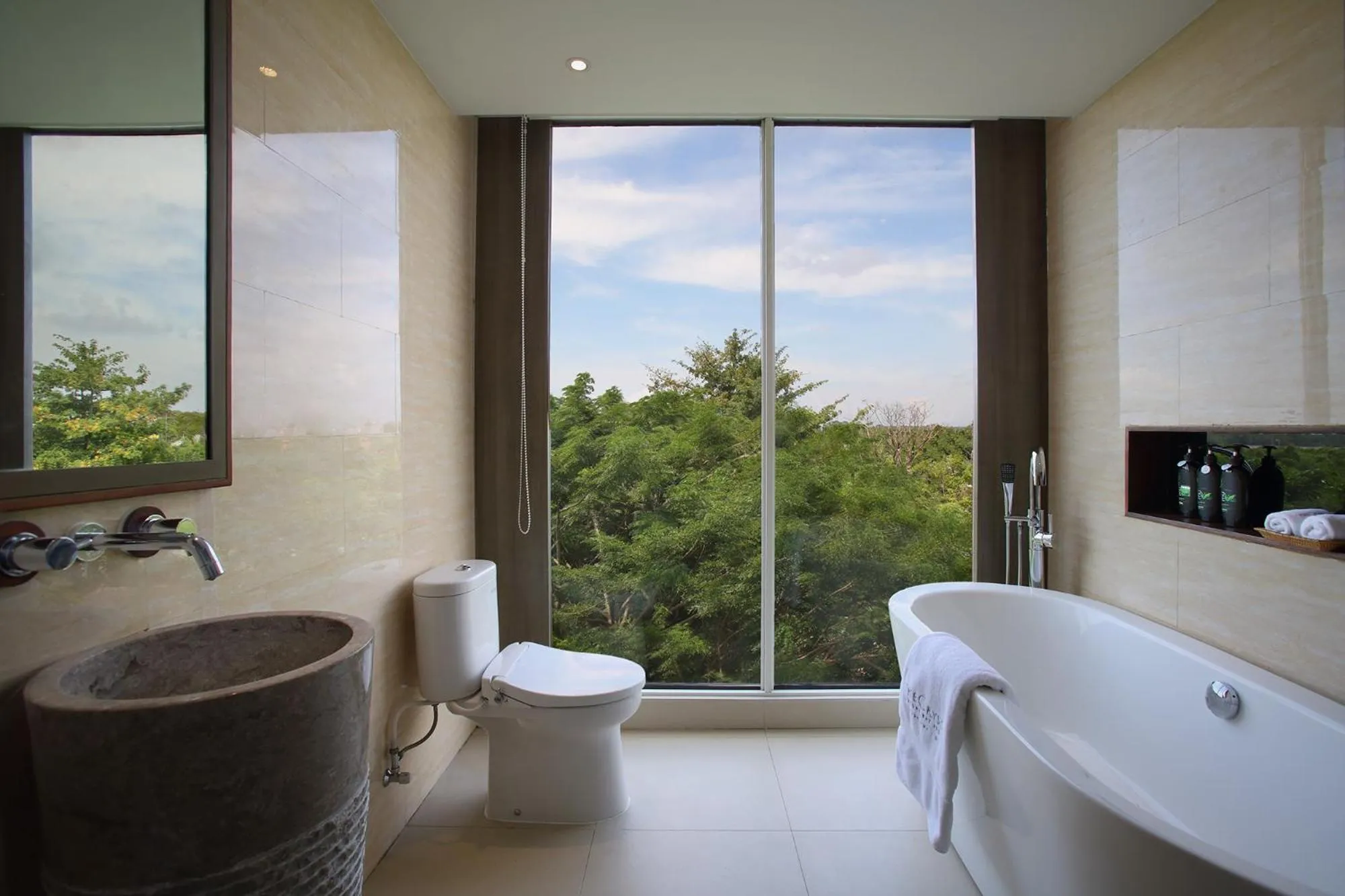 Bathroom in The Crystal Luxury Bay Resort Nusa Dua