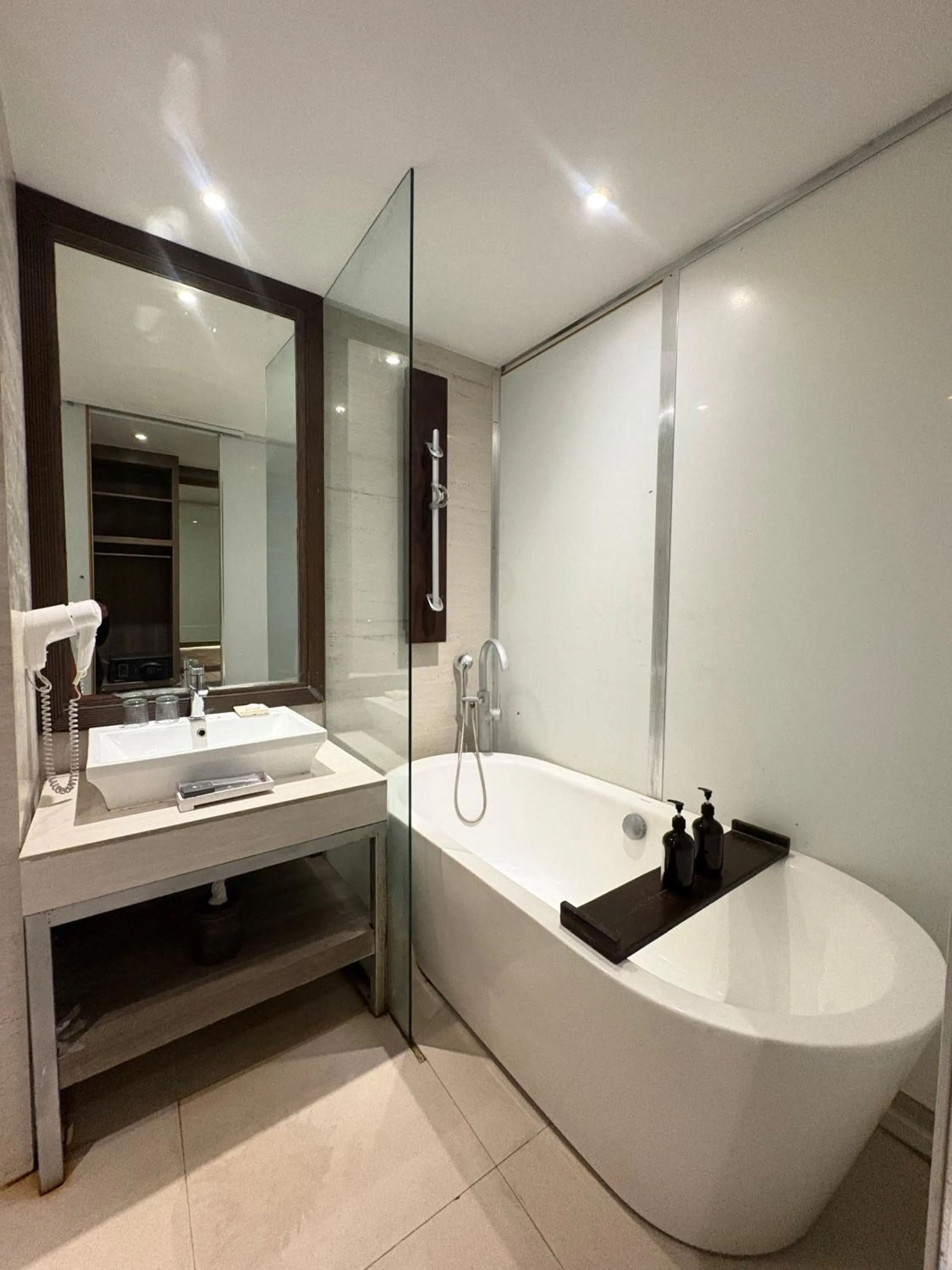 Bathroom in The Crystal Luxury Bay Resort Nusa Dua