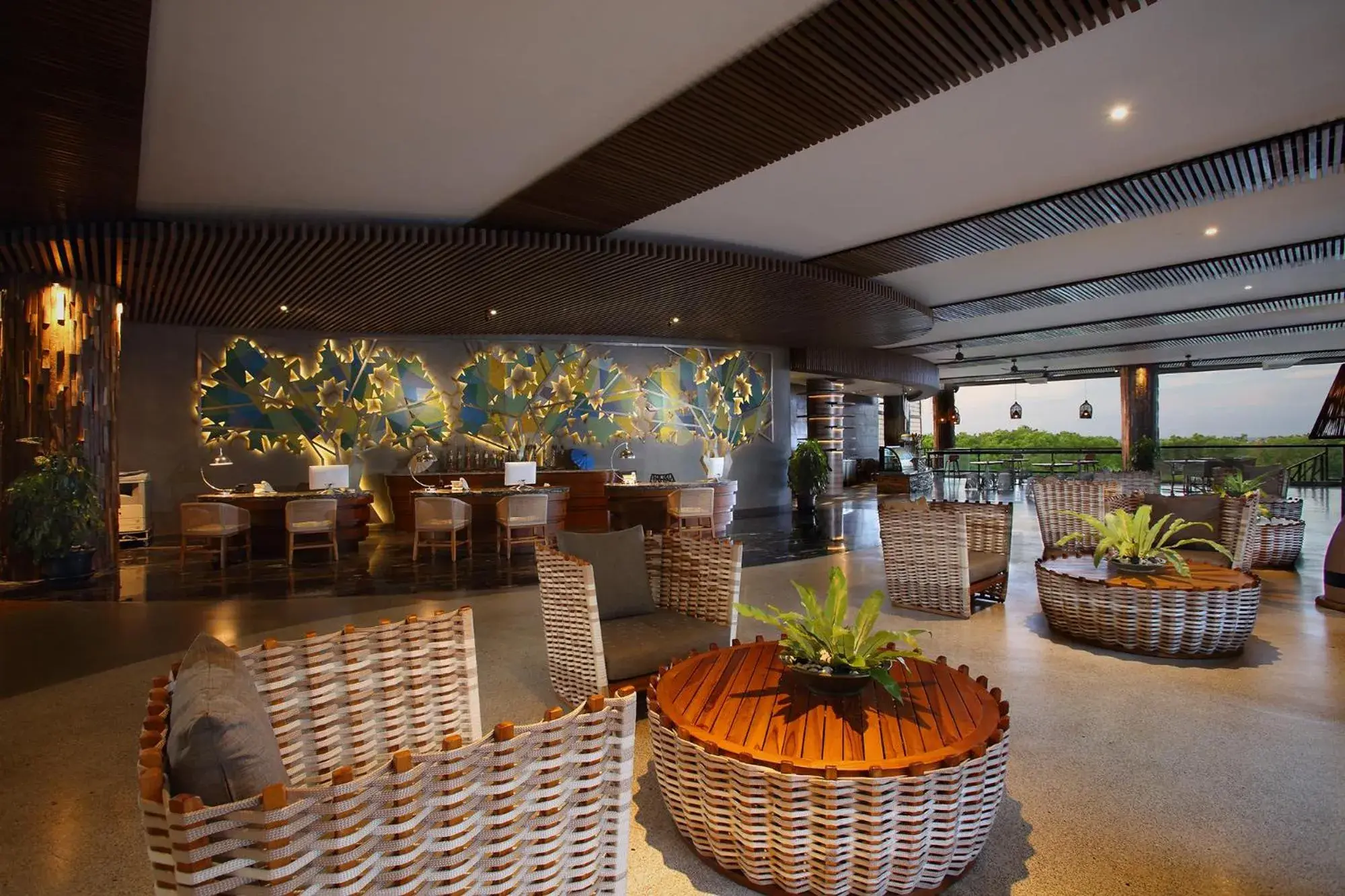 Lobby or reception, Restaurant/Places to Eat in The Crystal Luxury Bay Resort Nusa Dua - Bali