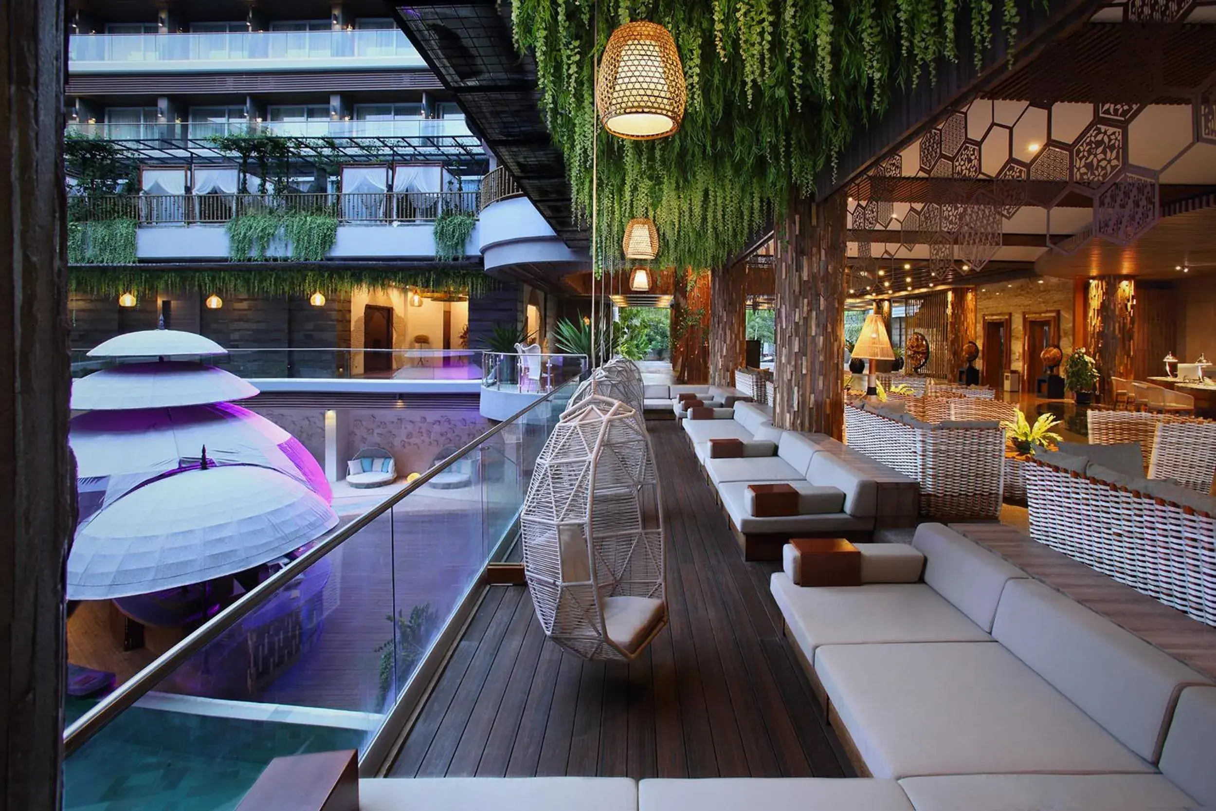 Lobby or reception, Swimming Pool in The Crystal Luxury Bay Resort Nusa Dua - Bali