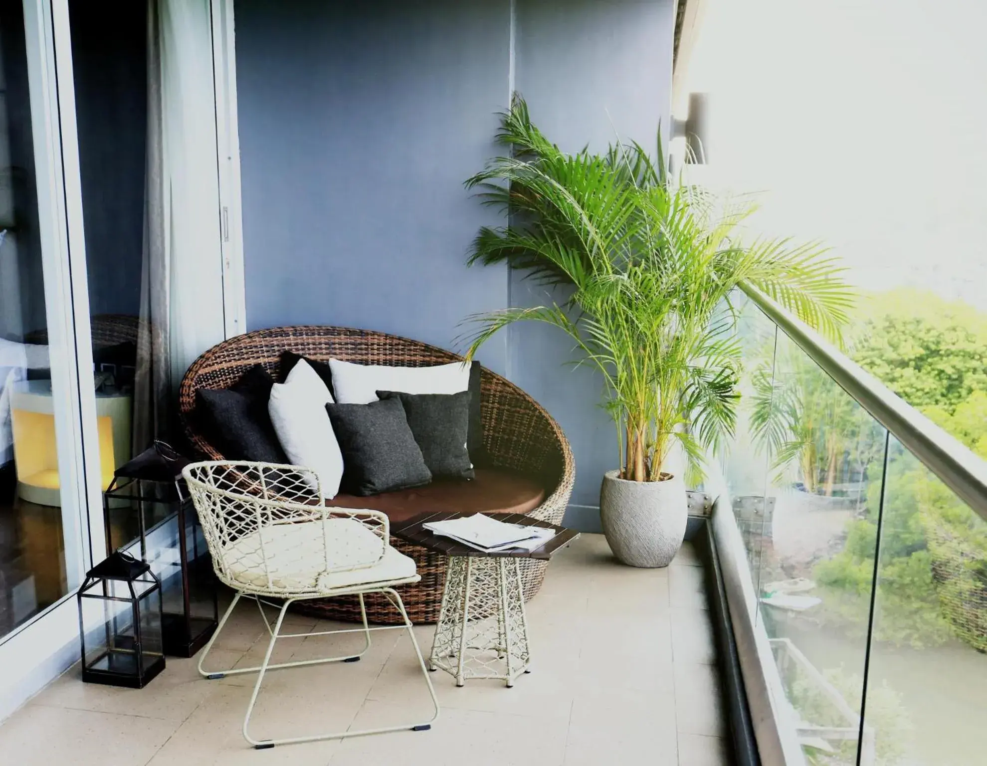 Balcony/Terrace in The Crystal Luxury Bay Resort Nusa Dua - Bali