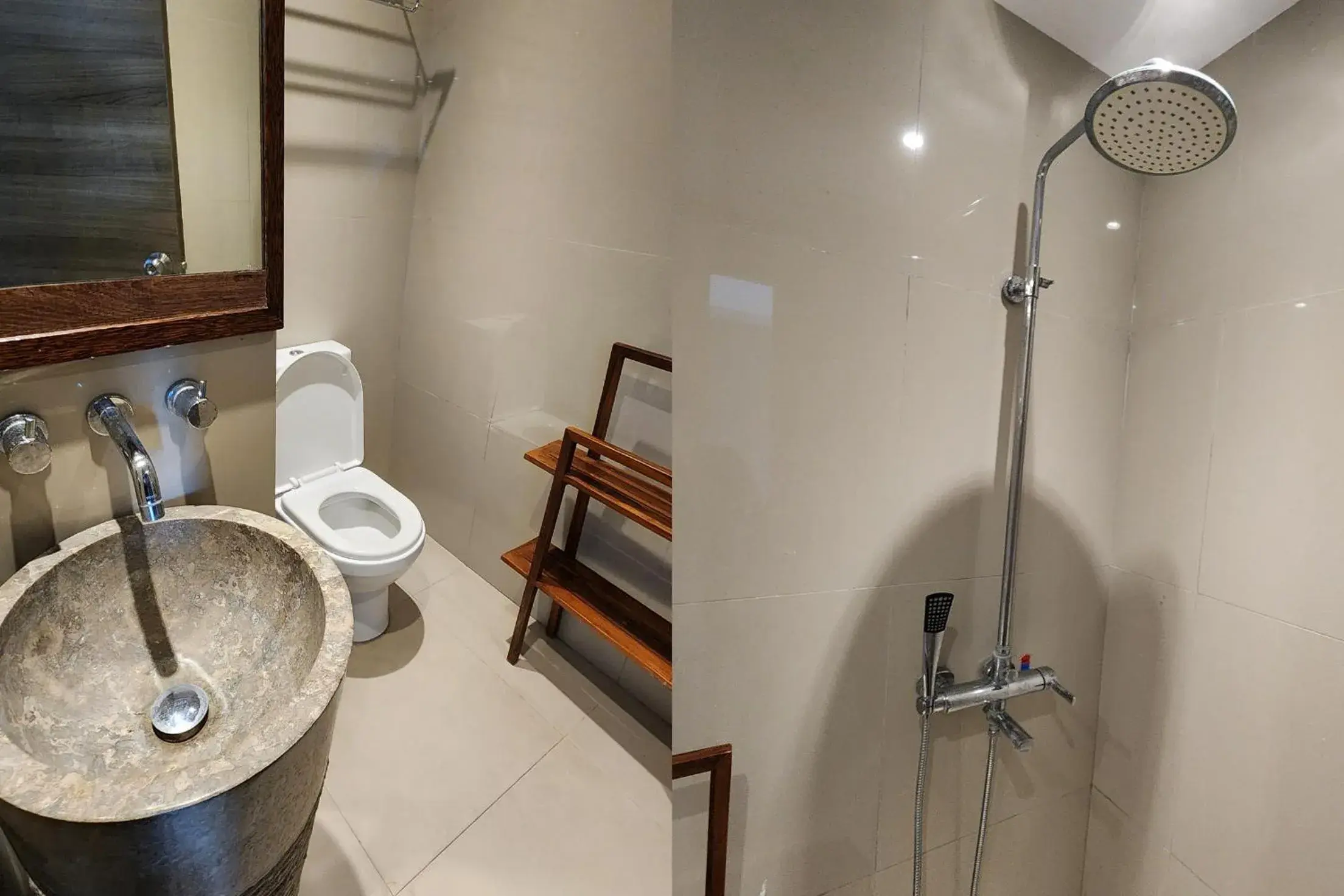 Shower, Bathroom in The Crystal Luxury Bay Resort Nusa Dua - Bali